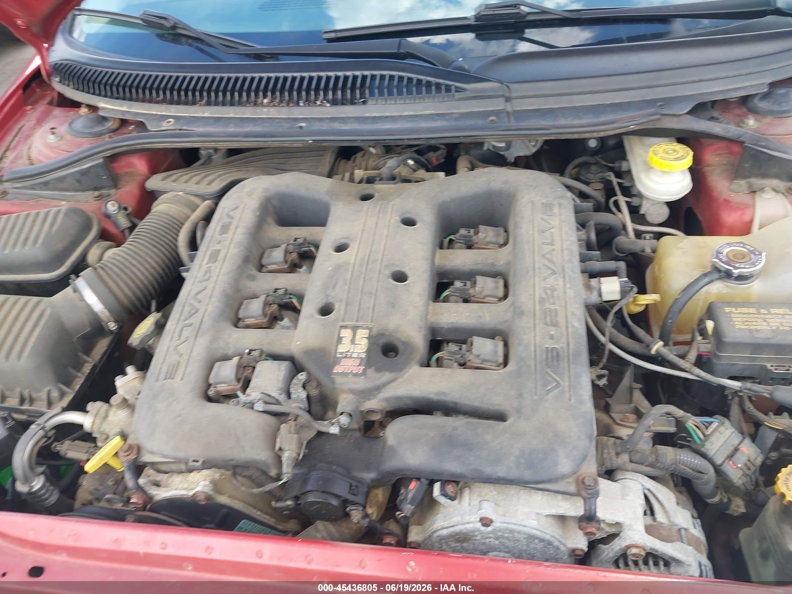 2004 Dodge Intrepid Es/sxt Red vin: 2B3HD56G54H602551