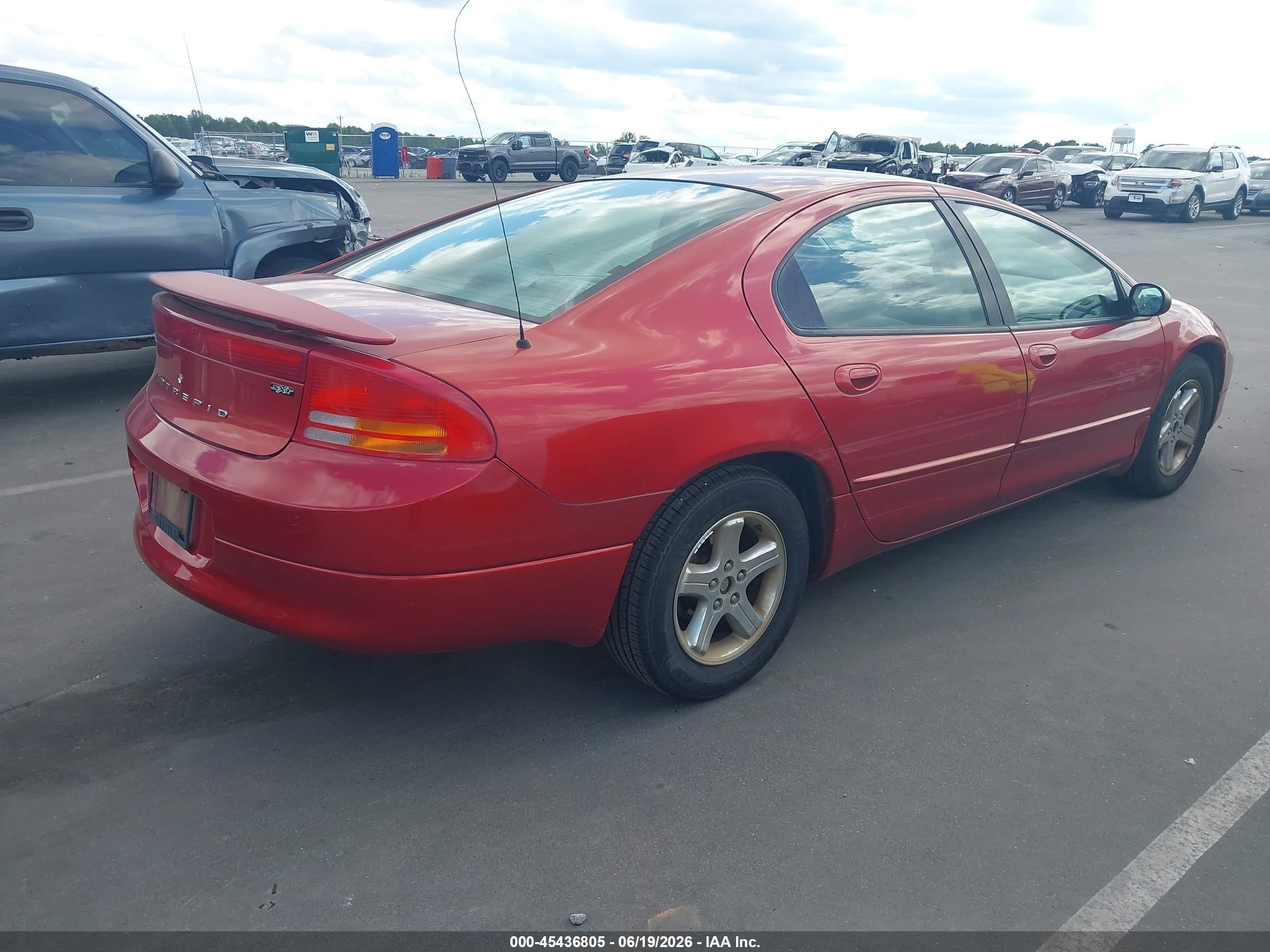 2004 Dodge Intrepid Es/sxt Red vin: 2B3HD56G54H602551