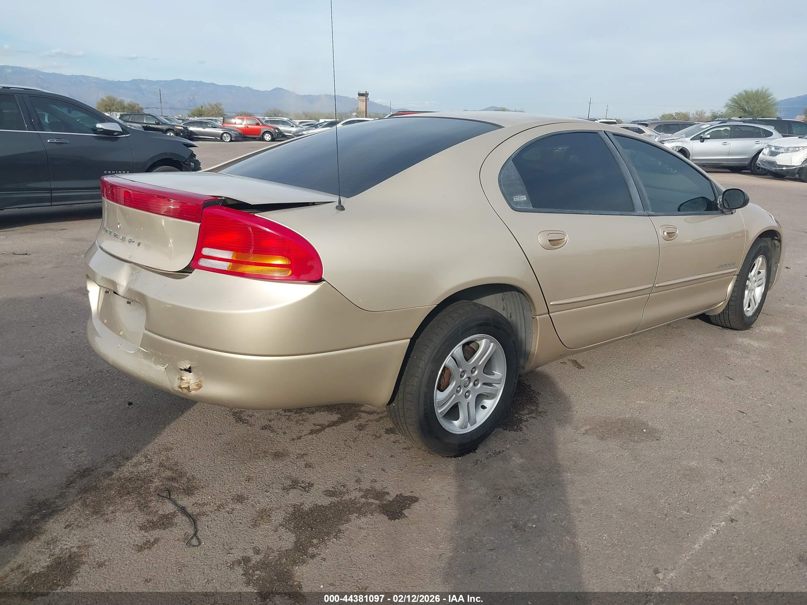 2000 Dodge Intrepid Es Gold vin: 2B3HD56J1YH235746