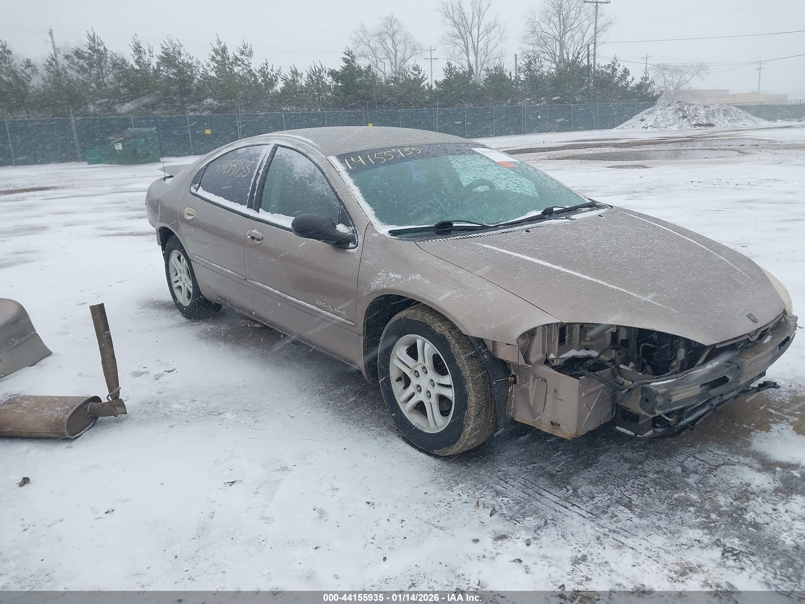 2000 Dodge Intrepid Es Gold vin: 2B3HD56J3YH103944