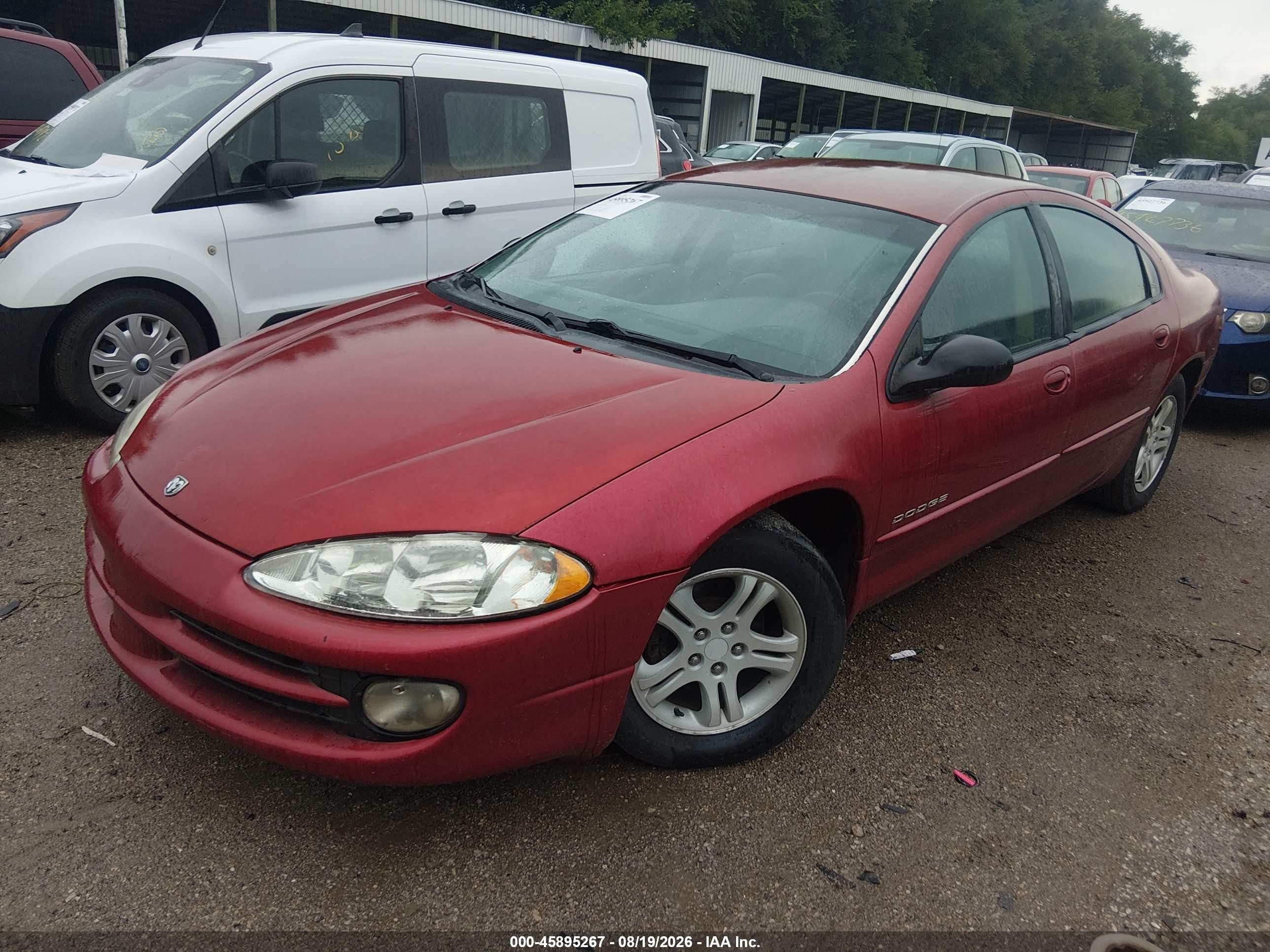 1999 Dodge Intrepid Es Red vin: 2B3HD56J7XH501284
