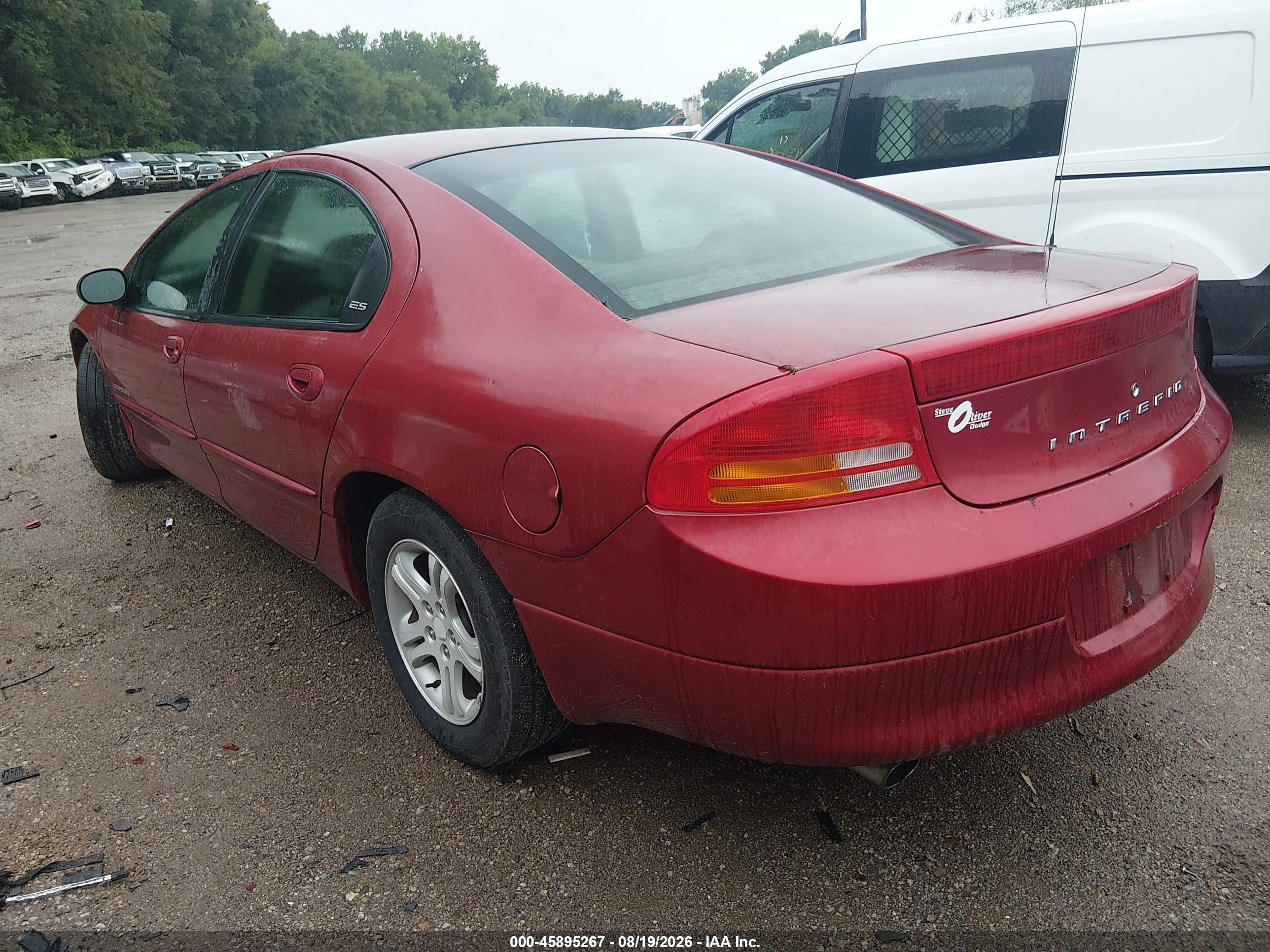 1999 Dodge Intrepid Es Red vin: 2B3HD56J7XH501284