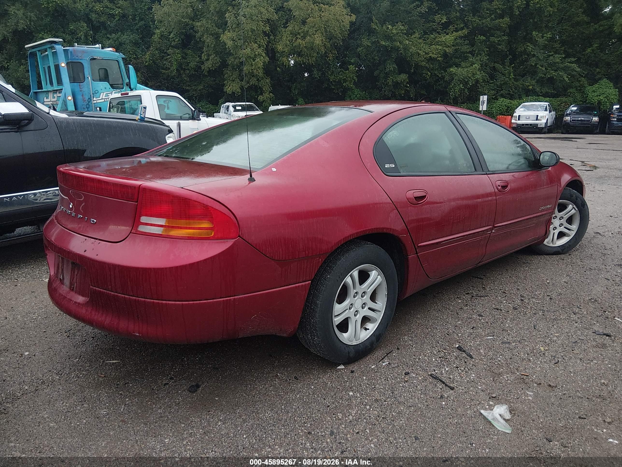 1999 Dodge Intrepid Es Red vin: 2B3HD56J7XH501284