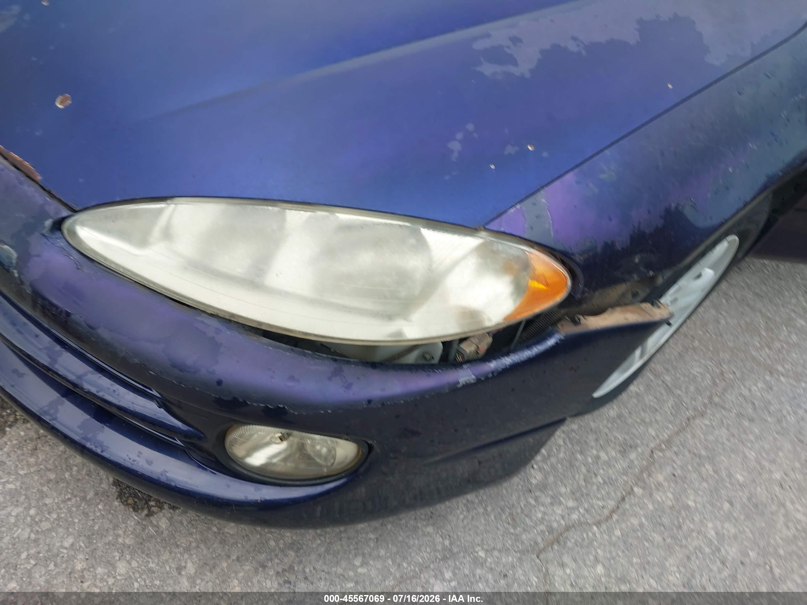 1999 Dodge Intrepid Es Purple vin: 2B3HD56J7XH655445