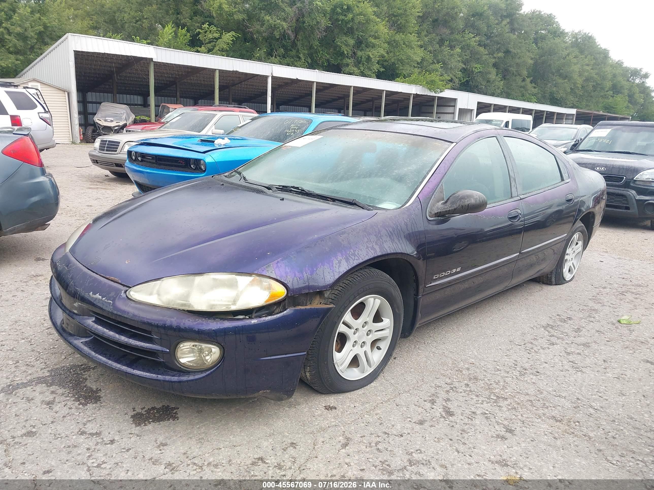 1999 Dodge Intrepid Es Purple vin: 2B3HD56J7XH655445