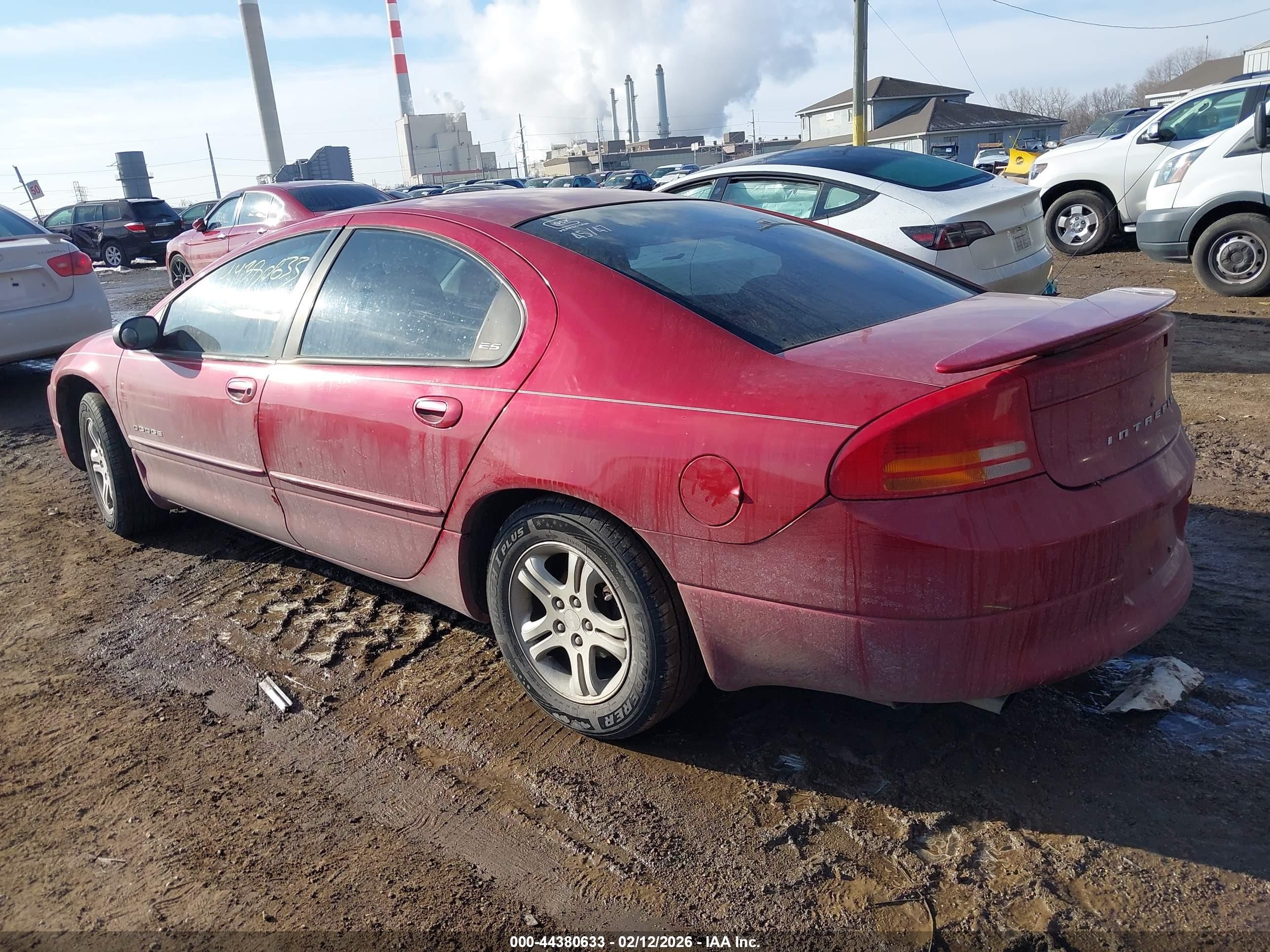 1999 Dodge Intrepid Es Red vin: 2B3HD56J9XH511833