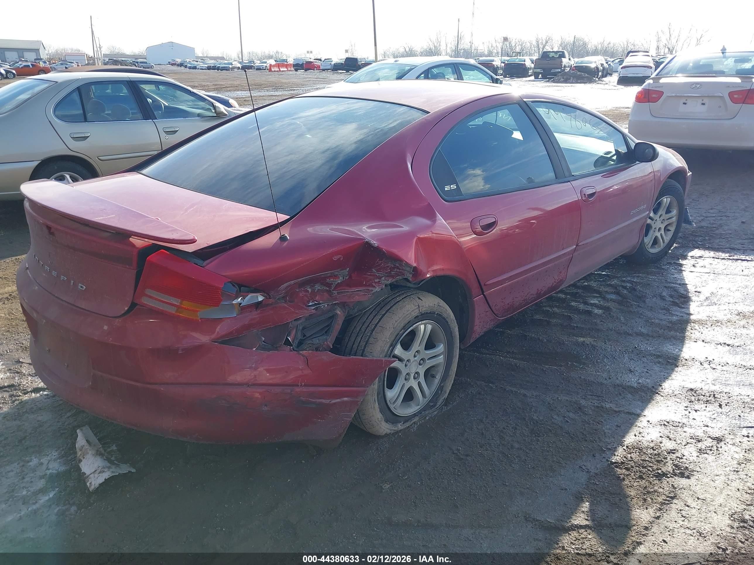 1999 Dodge Intrepid Es Red vin: 2B3HD56J9XH511833