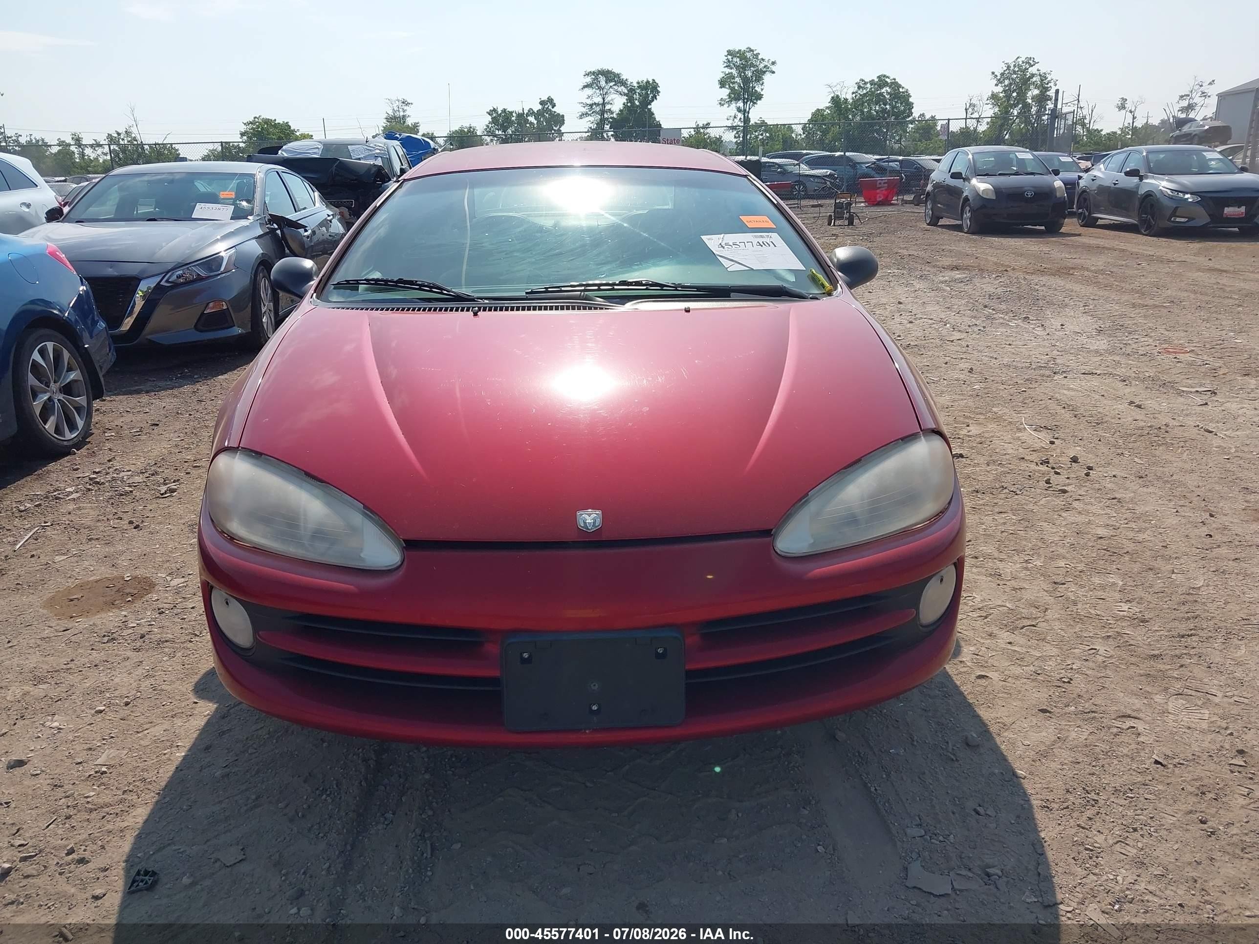 2000 Dodge Intrepid Es Red vin: 2B3HD56J9YH142845