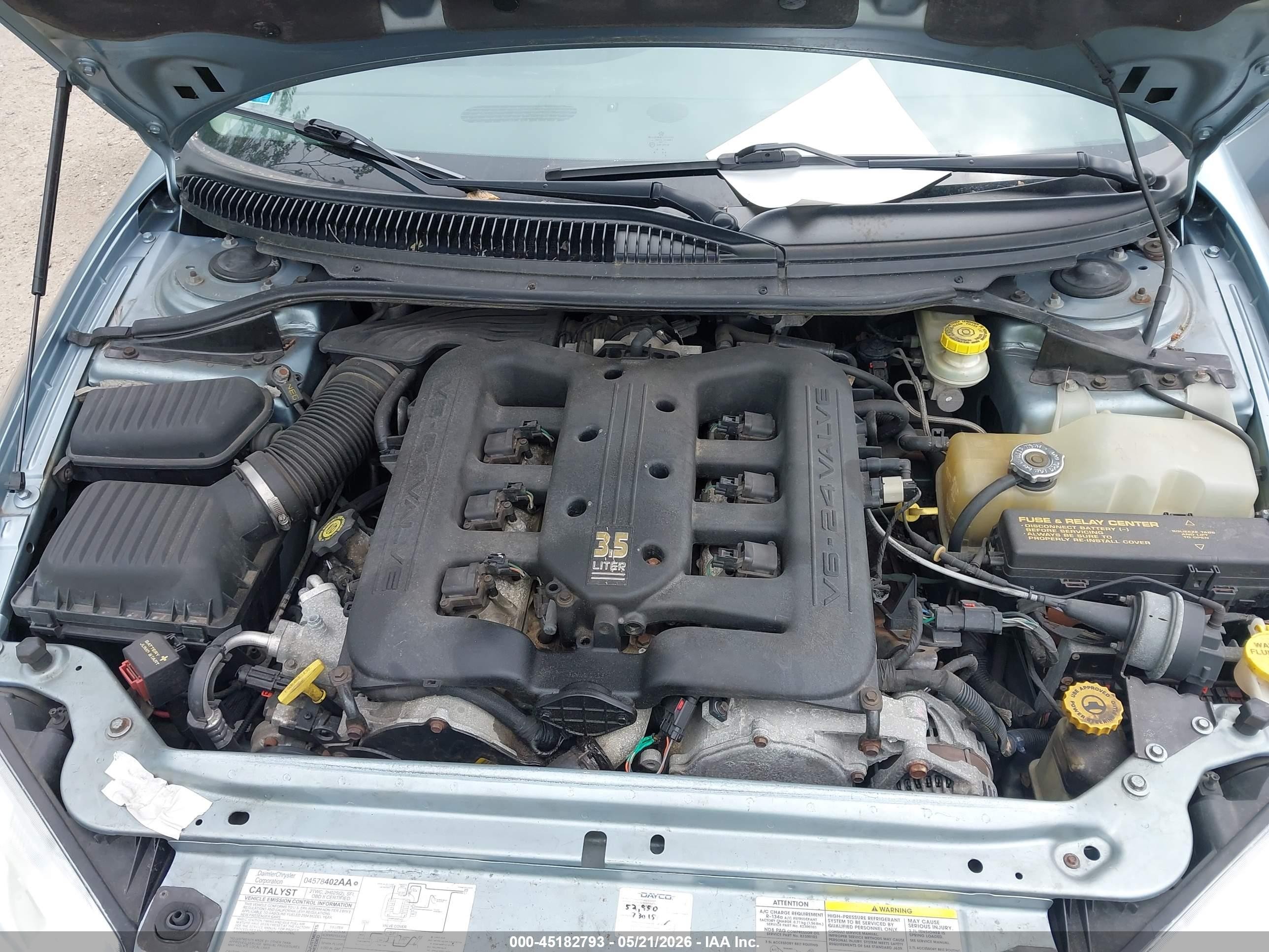 2004 Dodge Intrepid Es/sxt Blue vin: 2B3HD56M64H620983