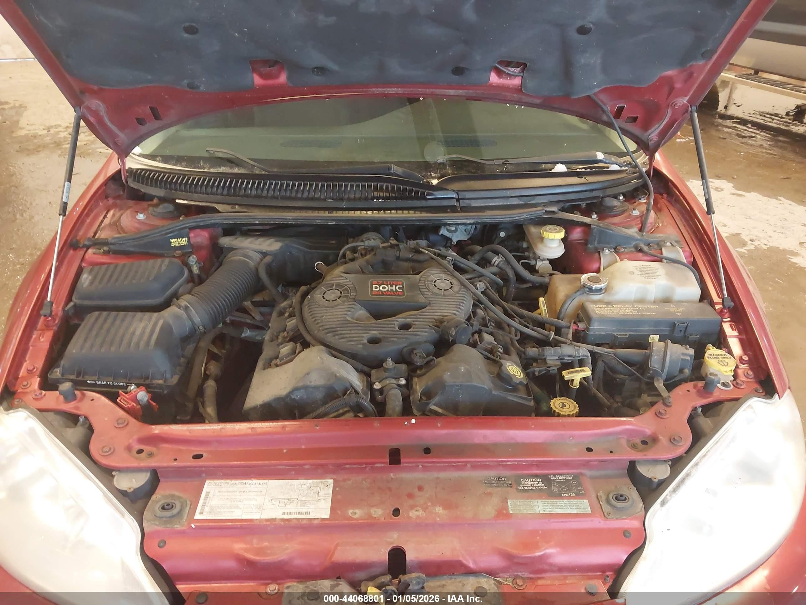 2000 Dodge Intrepid Es Red vin: 2B3HD56U3YH176502