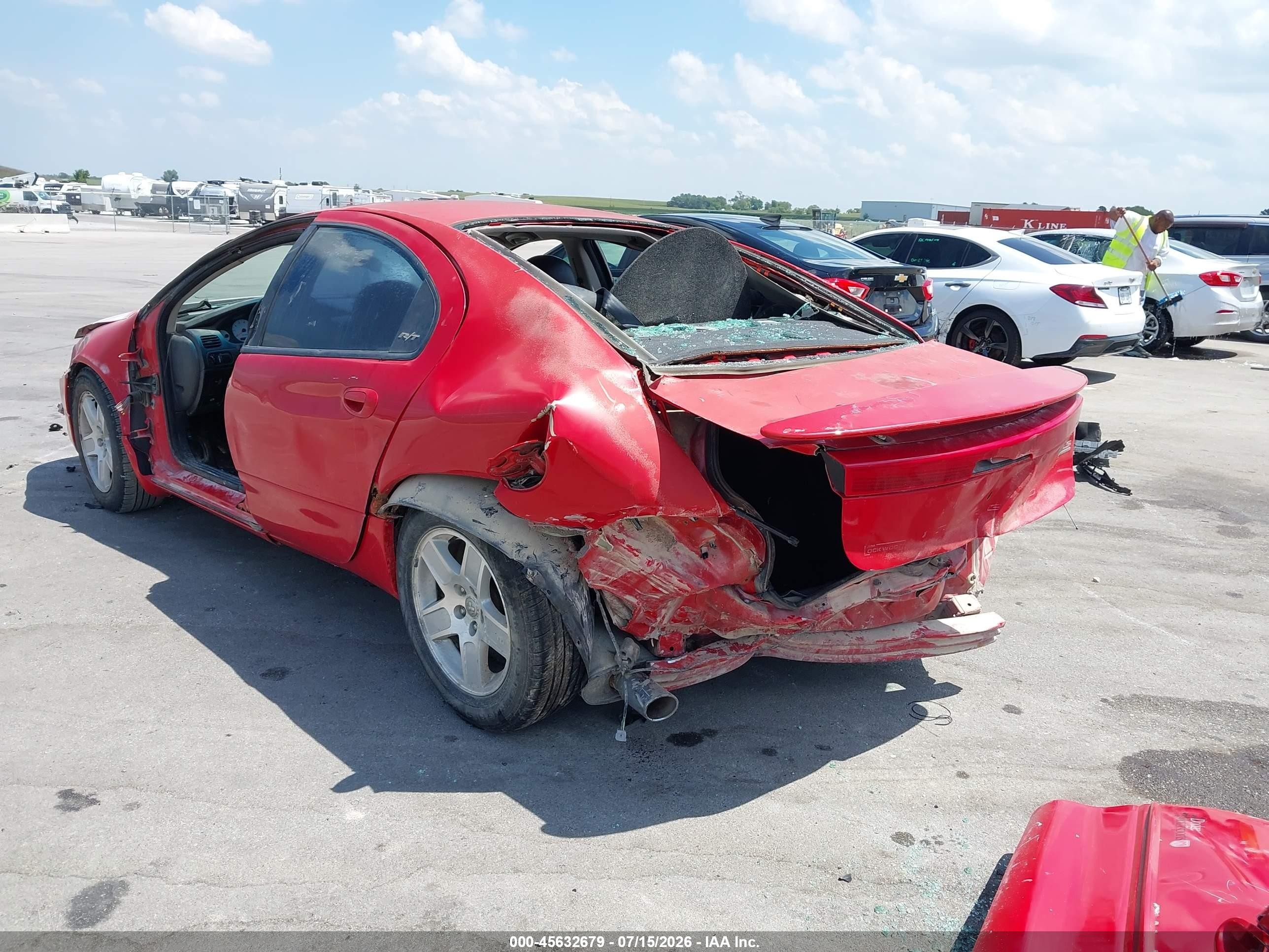 2001 Dodge Intrepid R/t Red vin: 2B3HD76V21H673082