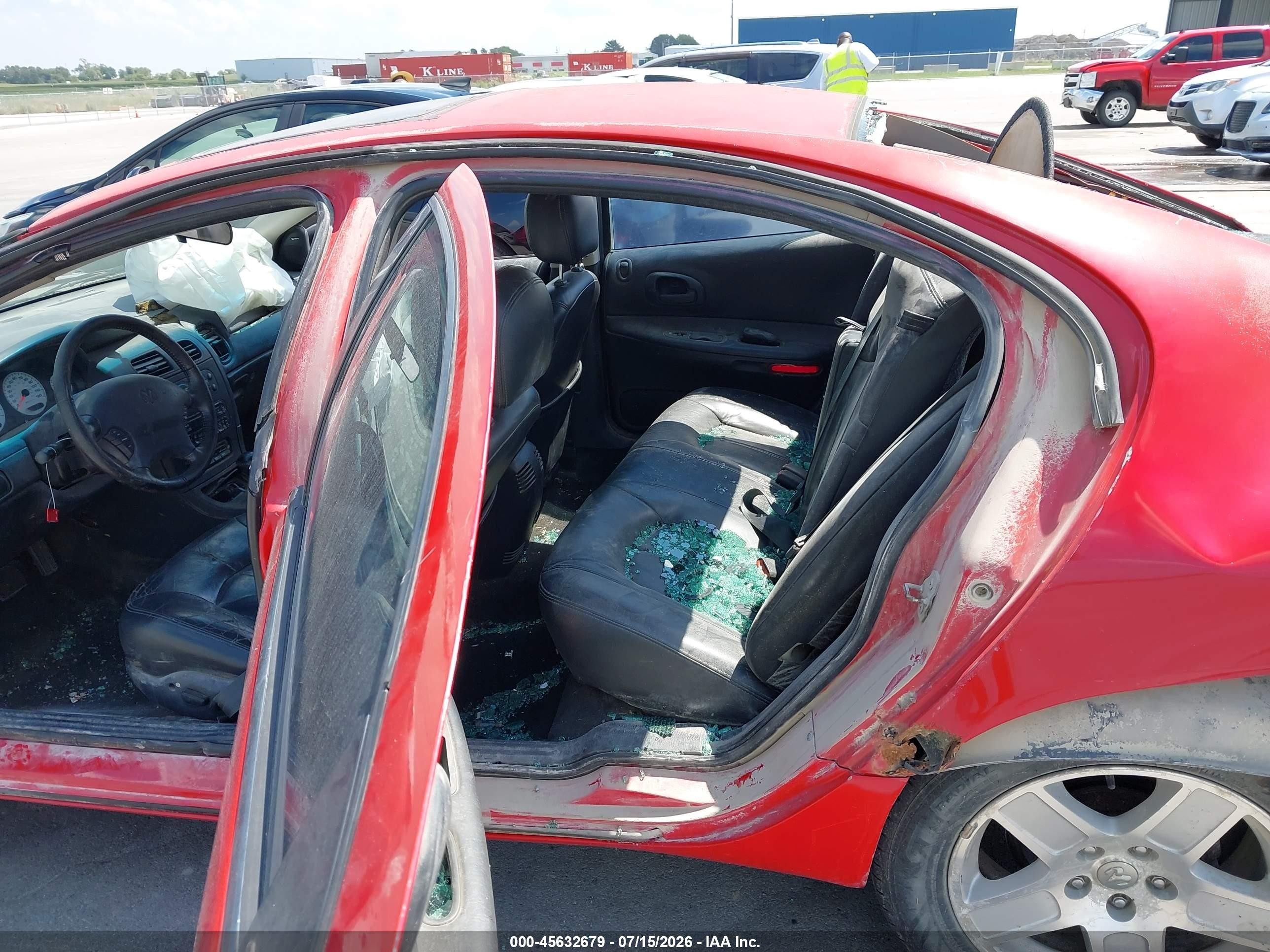 2001 Dodge Intrepid R/t Red vin: 2B3HD76V21H673082