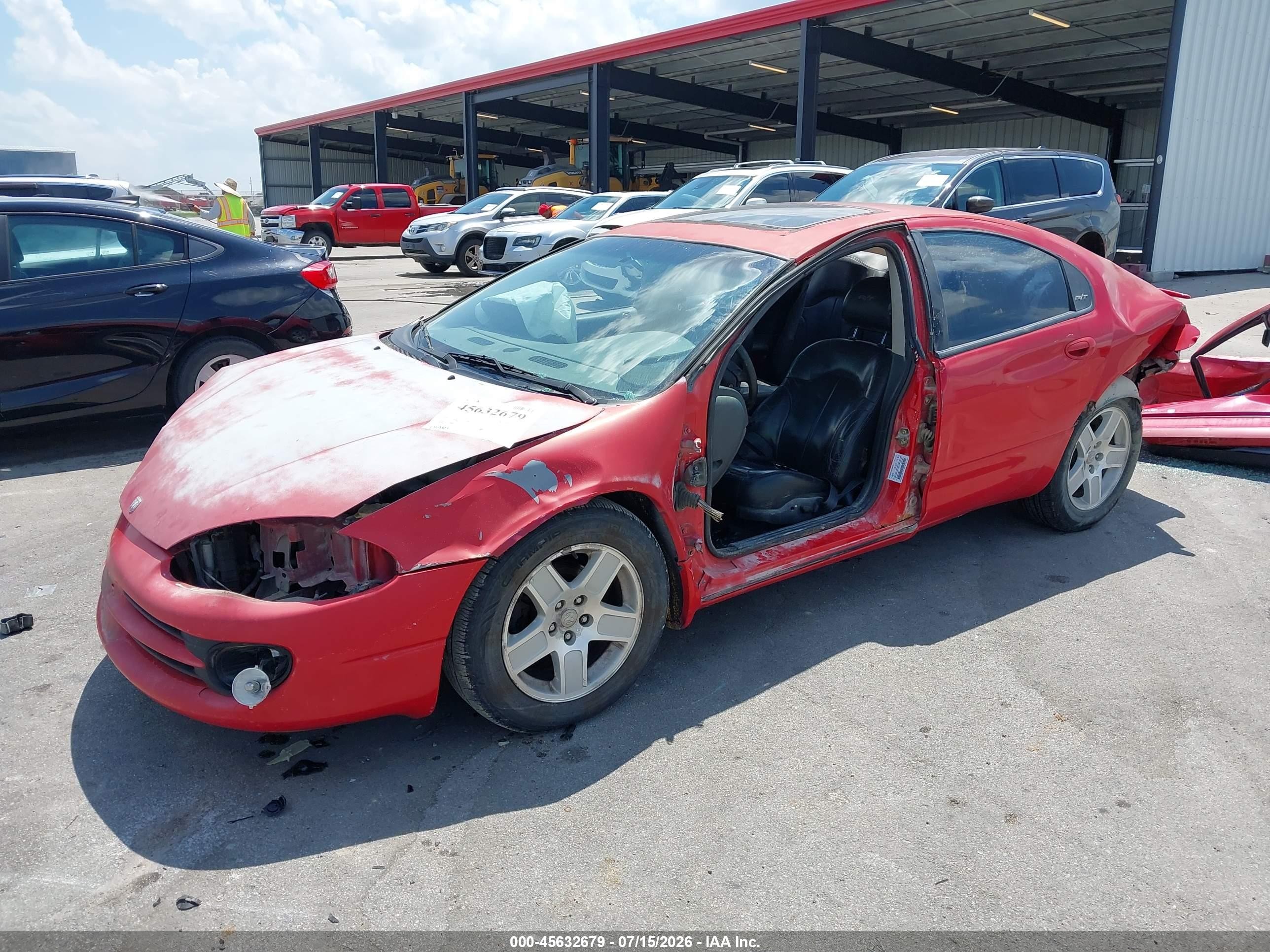 2001 Dodge Intrepid R/t Red vin: 2B3HD76V21H673082