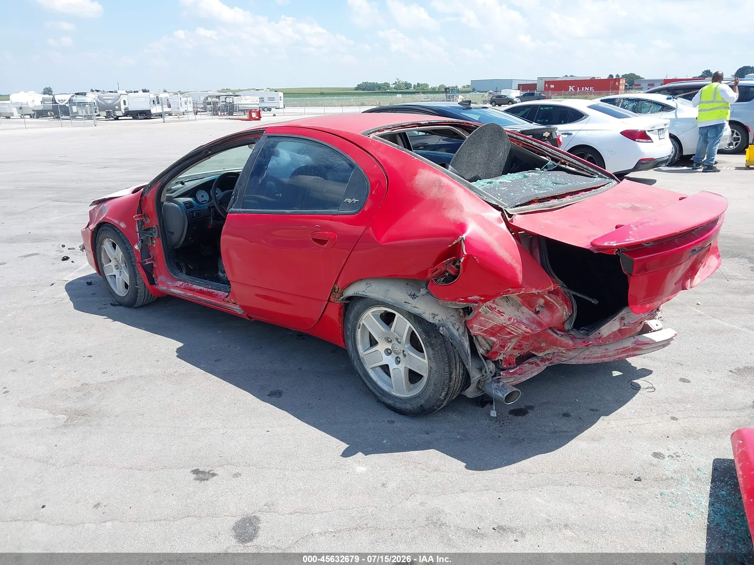 2001 Dodge Intrepid R/t Red vin: 2B3HD76V21H673082
