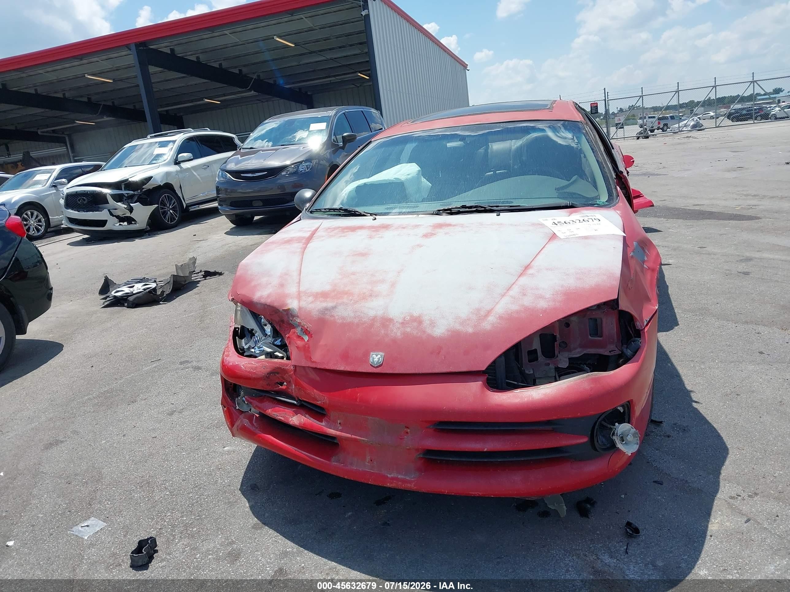2001 Dodge Intrepid R/t Red vin: 2B3HD76V21H673082