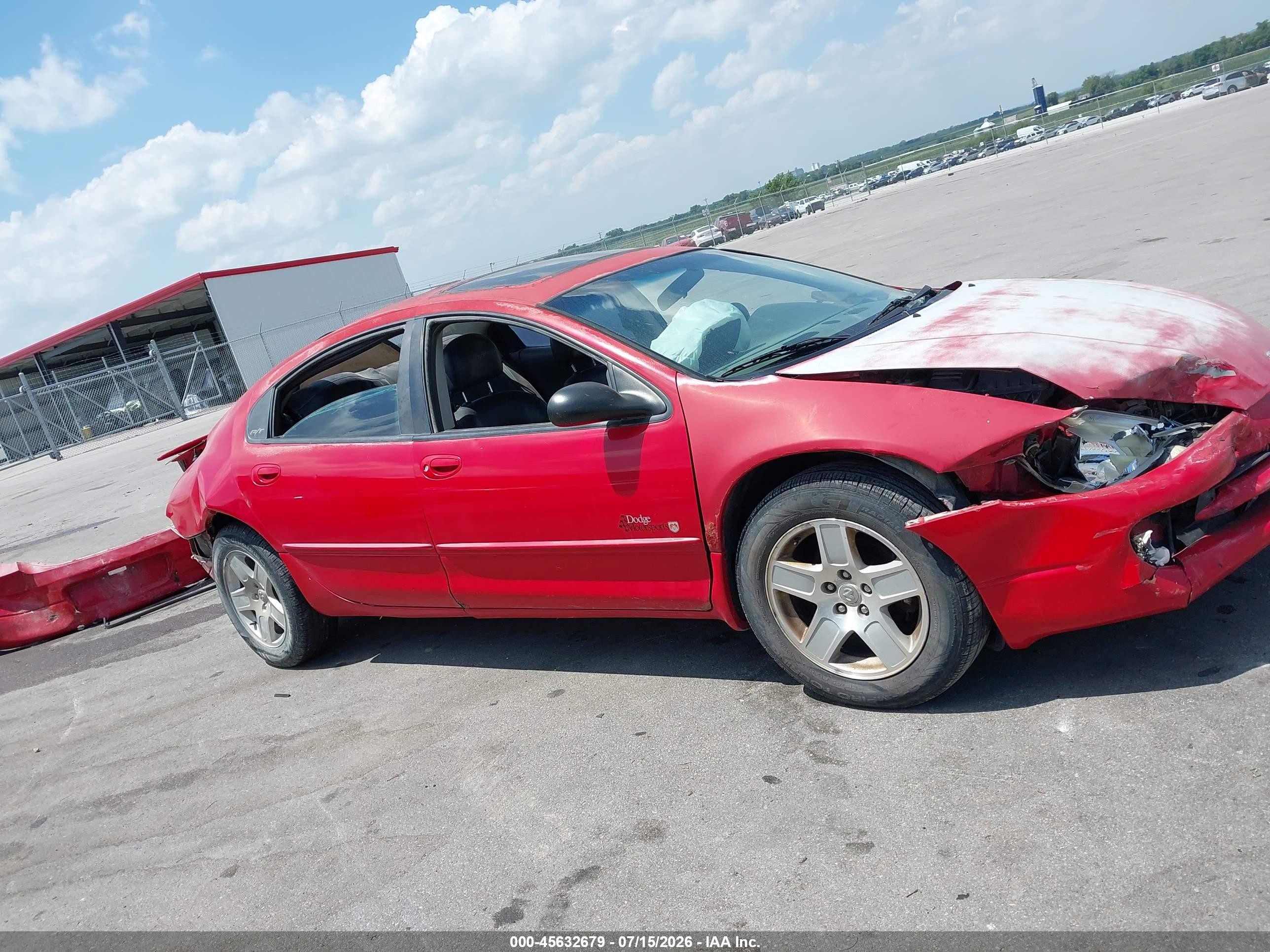2001 Dodge Intrepid R/t Red vin: 2B3HD76V21H673082