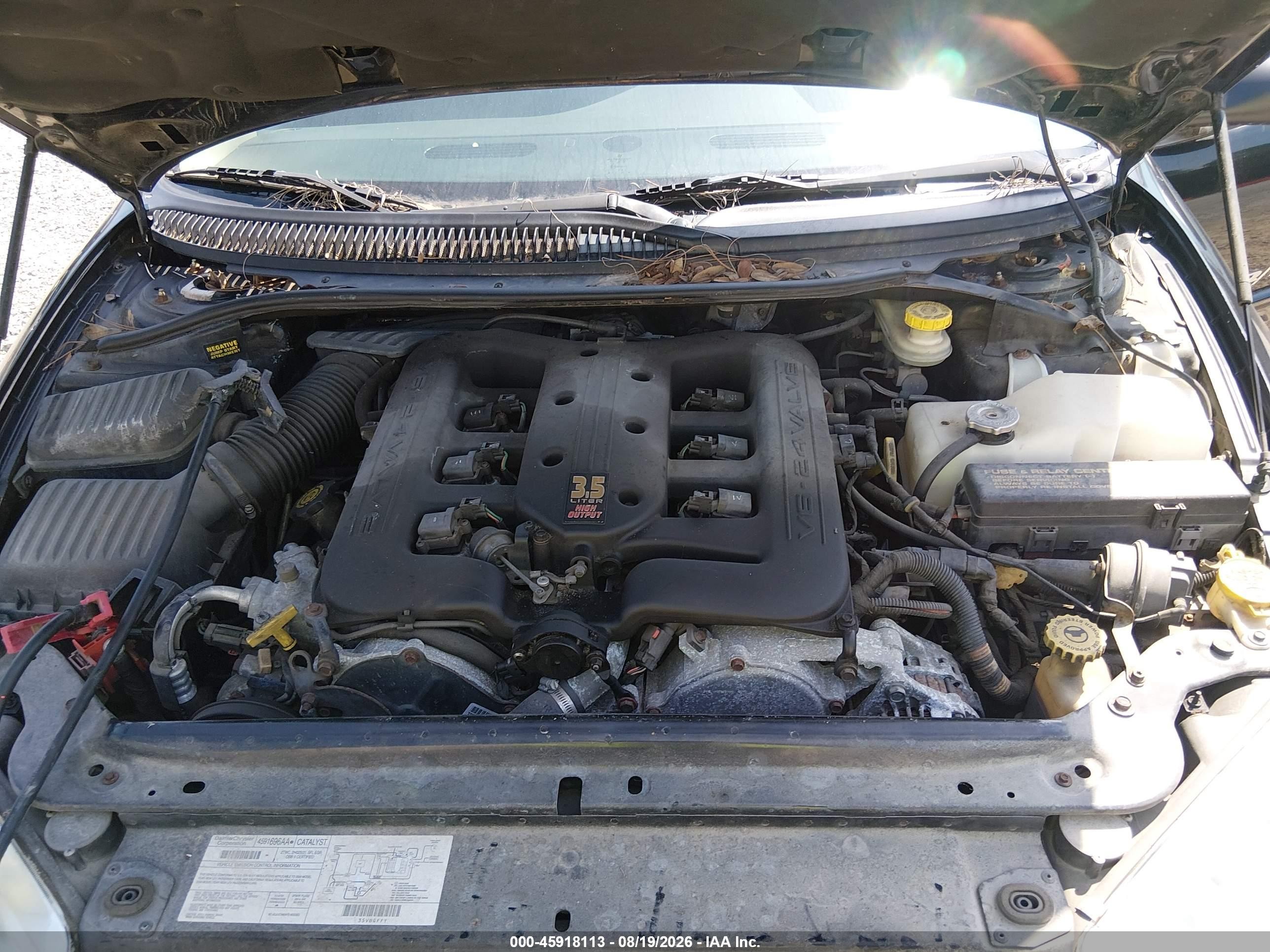 2000 Dodge Intrepid R/t Black vin: 2B3HD76V5YH408733