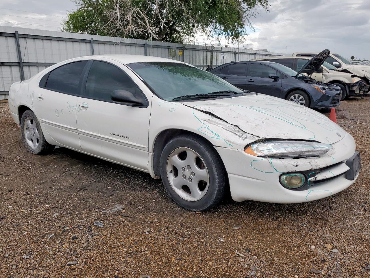 2000 Dodge Intrepid R/t White vin: 2B3HD76V7YH368025