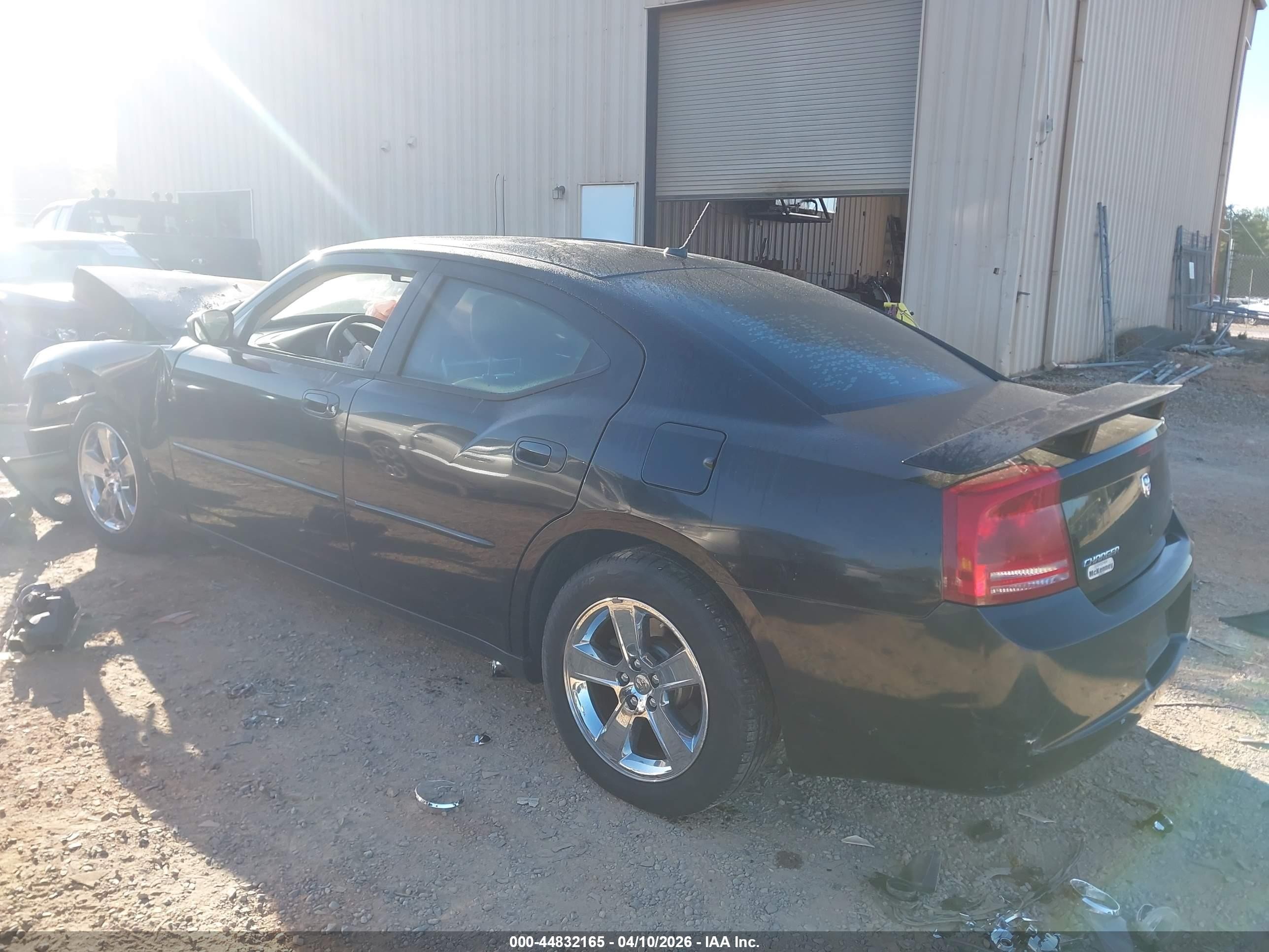 2008 Dodge Charger Sxt Black vin: 2B3KA33G38H200850