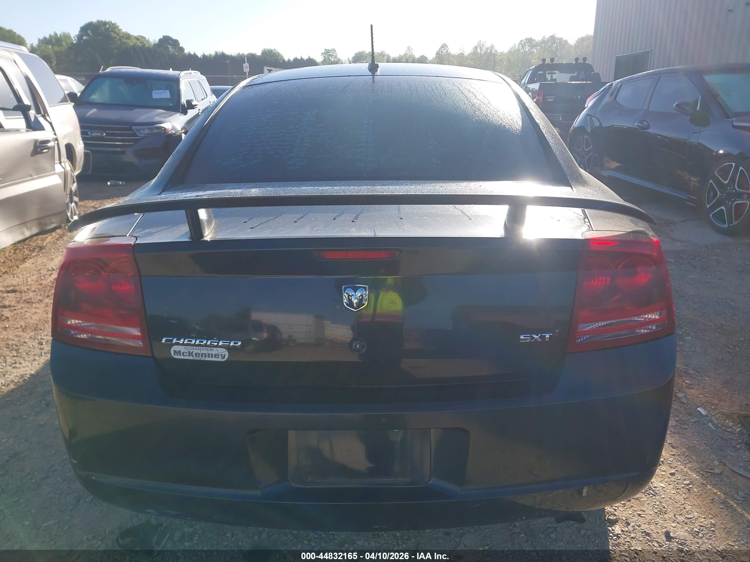2008 Dodge Charger Sxt Black vin: 2B3KA33G38H200850