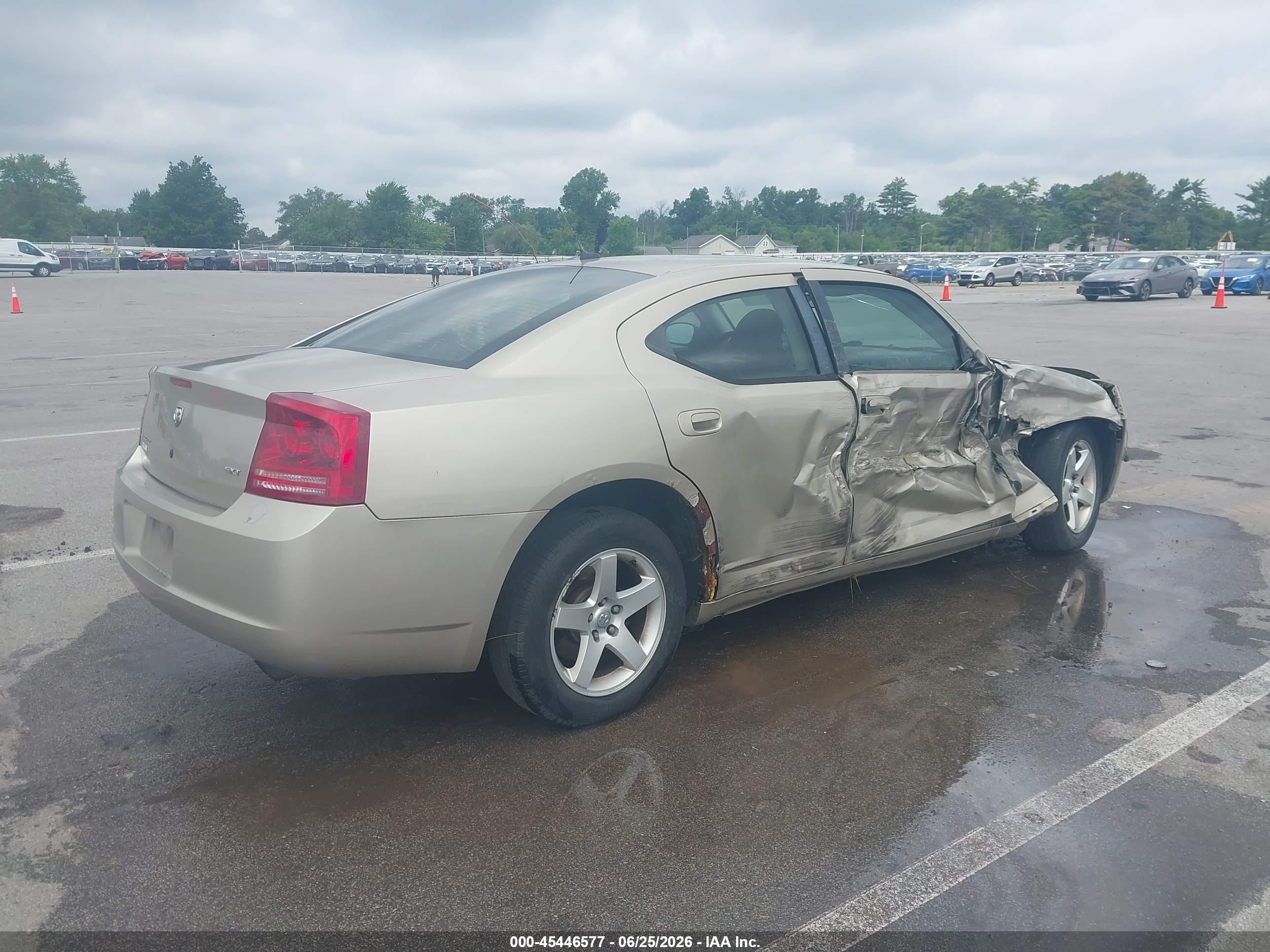 2008 Dodge Charger Sxt Желто-коричневый vin: 2B3KA33G48H174632