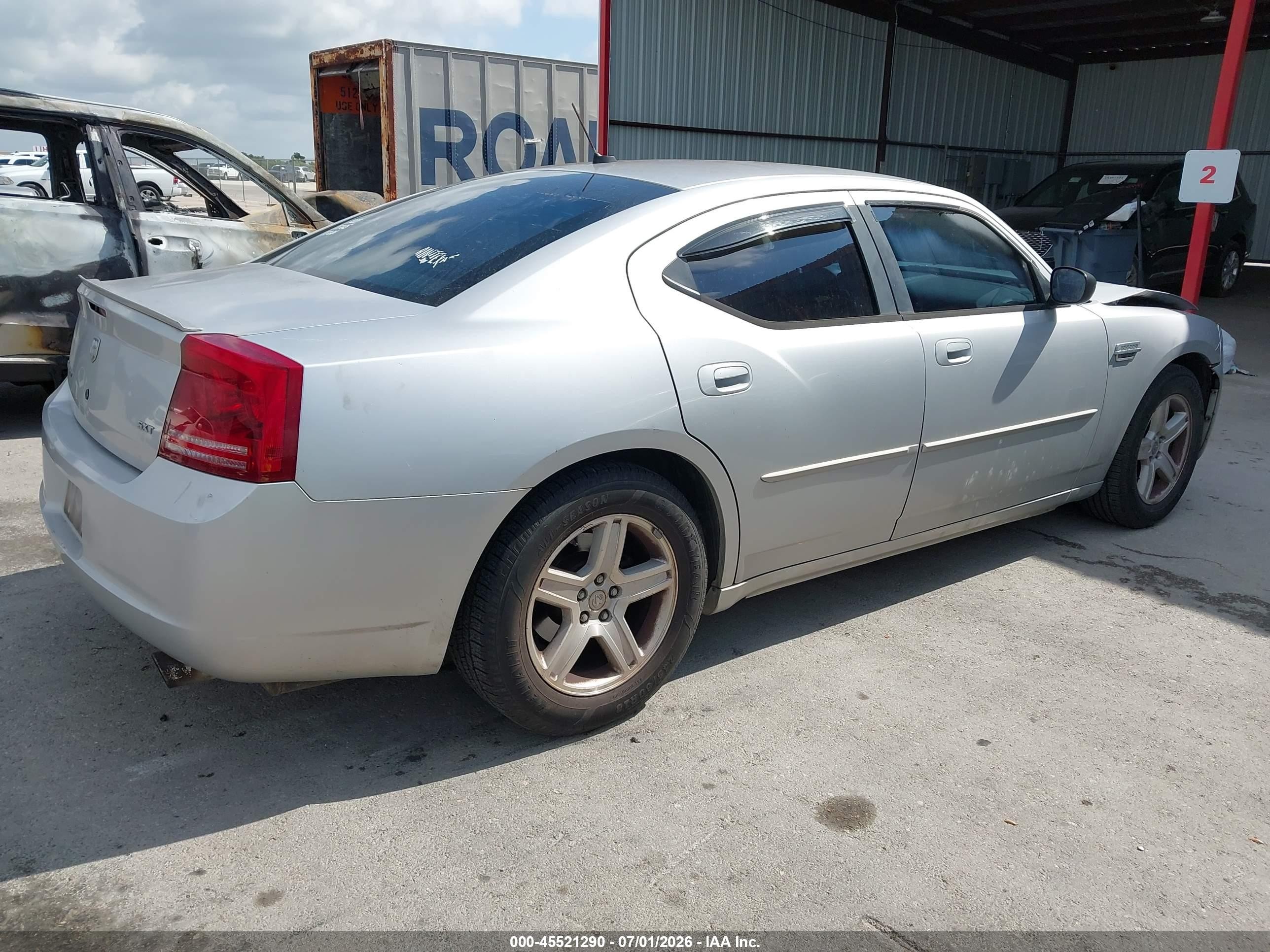 2008 Dodge Charger Sxt Серебряный vin: 2B3KA33G78H201497