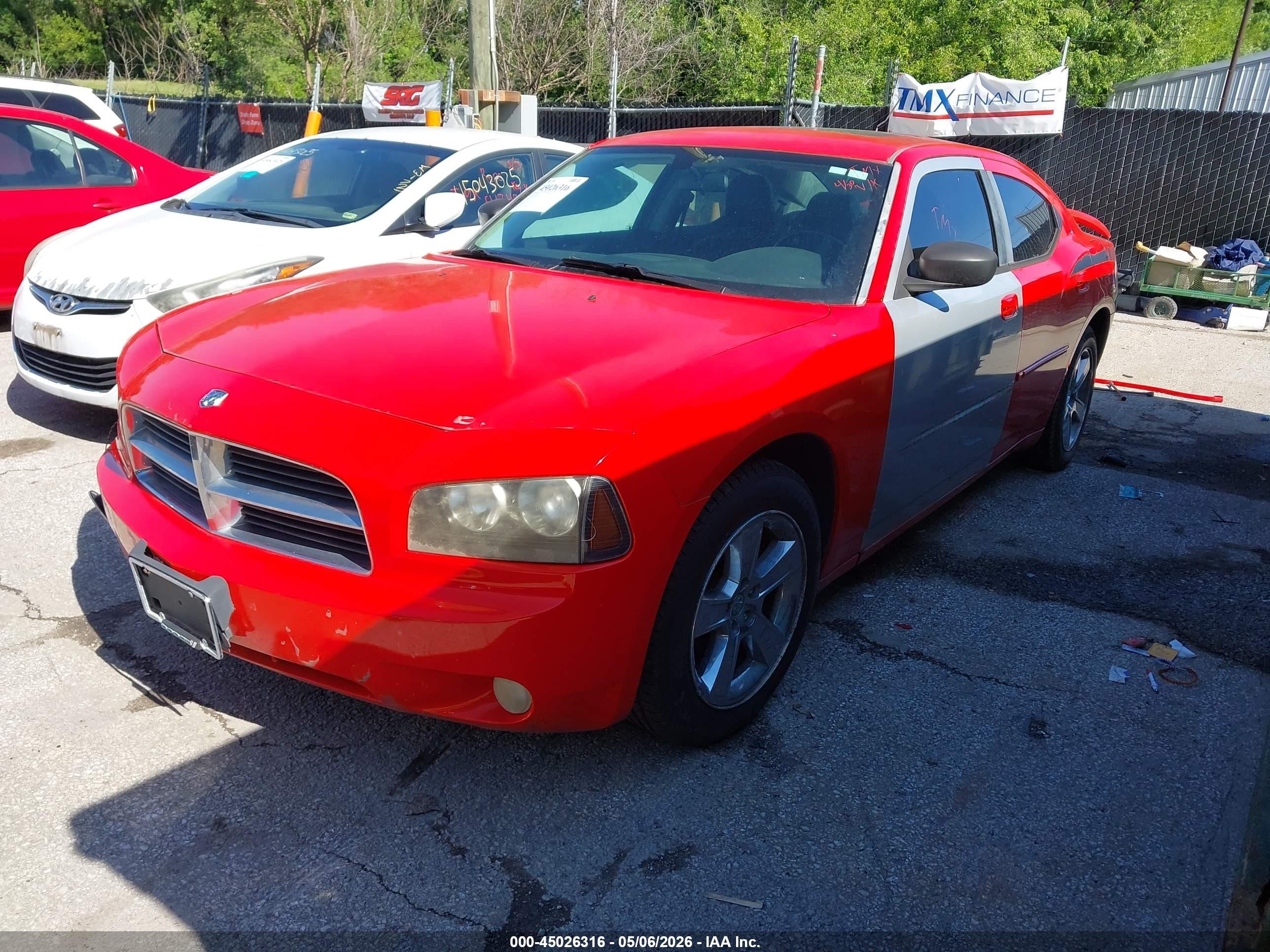 2008 Dodge Charger Sxt Red vin: 2B3KA33G78H263384