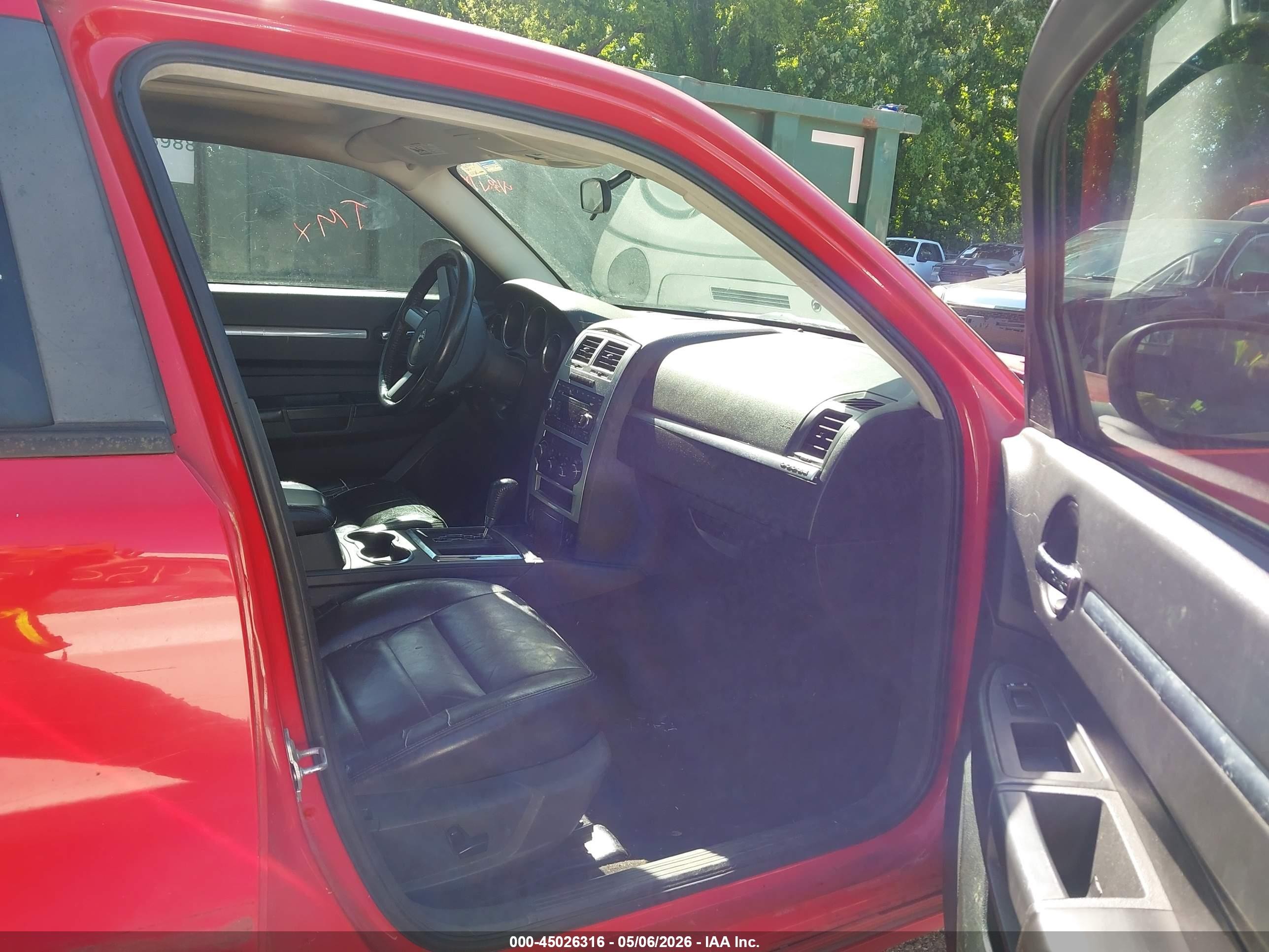 2008 Dodge Charger Sxt Red vin: 2B3KA33G78H263384
