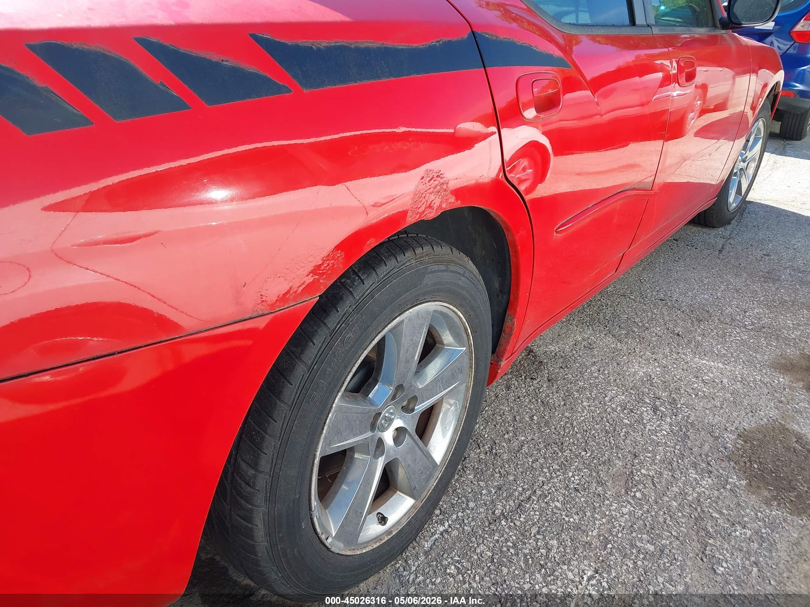 2008 Dodge Charger Sxt Red vin: 2B3KA33G78H263384