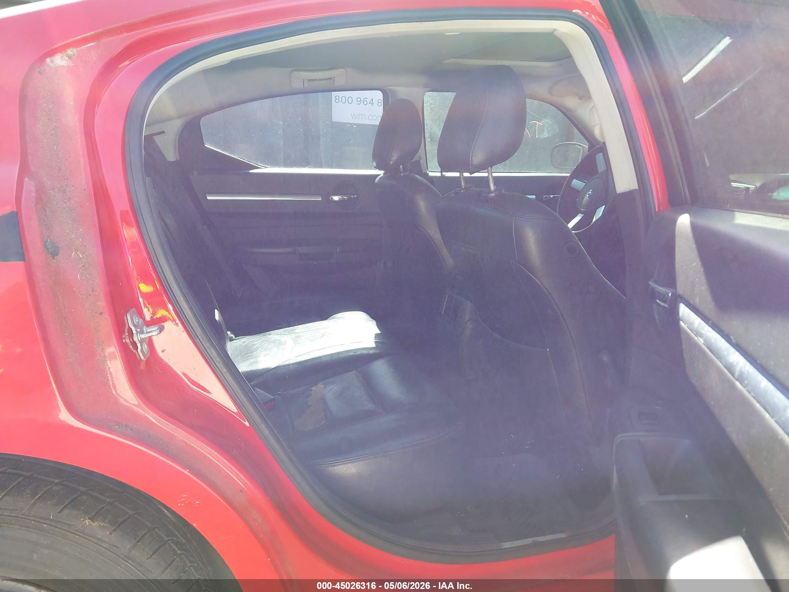 2008 Dodge Charger Sxt Red vin: 2B3KA33G78H263384