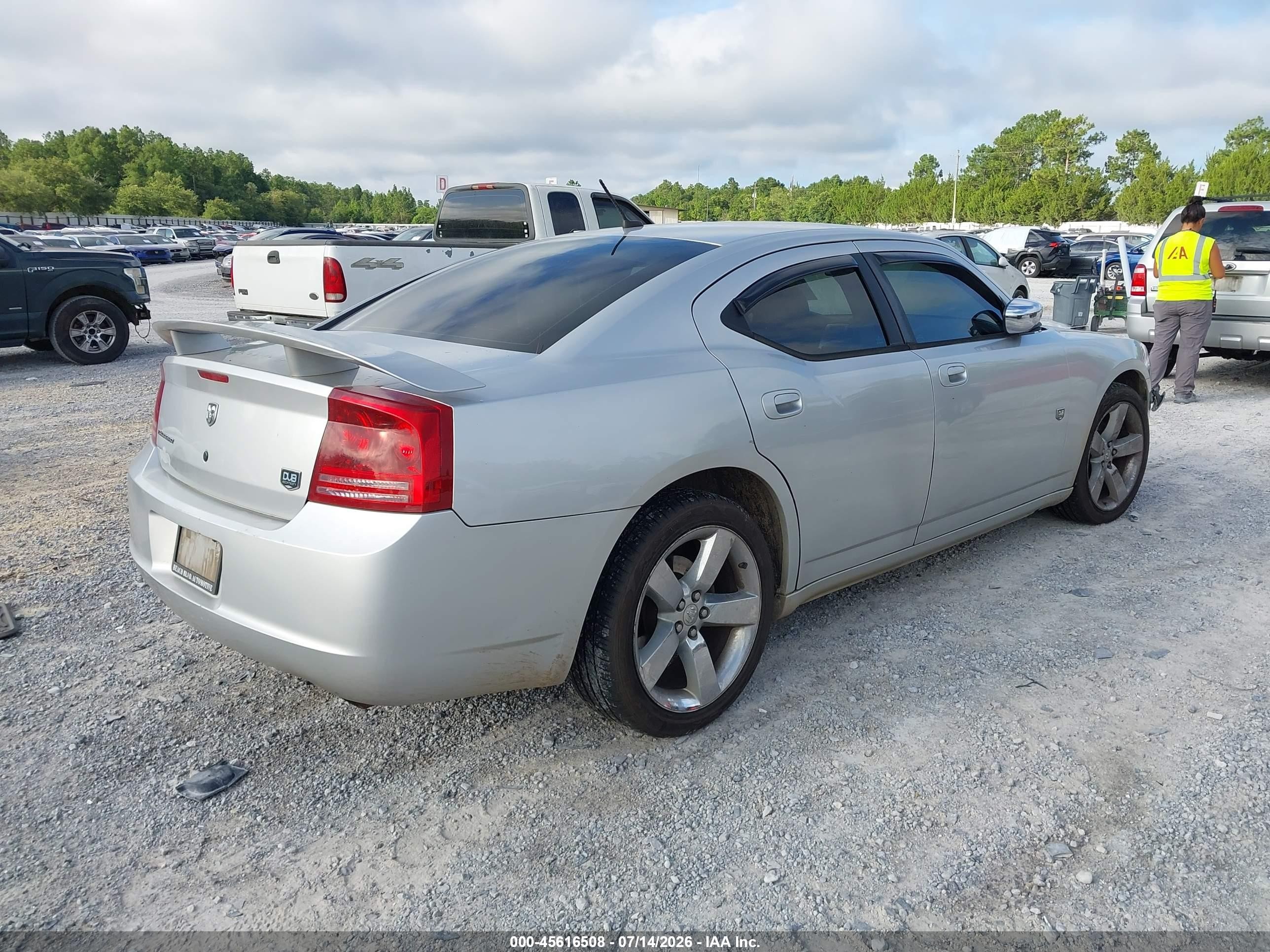 2008 Dodge Charger Sxt Silver vin: 2B3KA33G88H305027