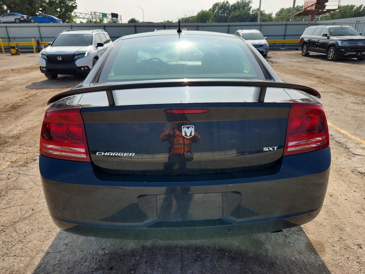 2008 Dodge Charger Sxt Black vin: 2B3KA33G98H158409