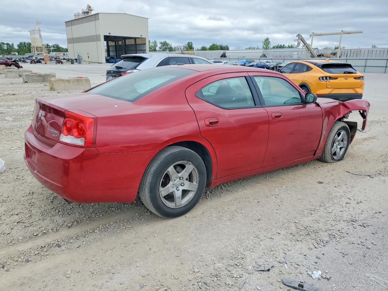 2009 Dodge Charger Sxt Red vin: 2B3KA33V09H513922