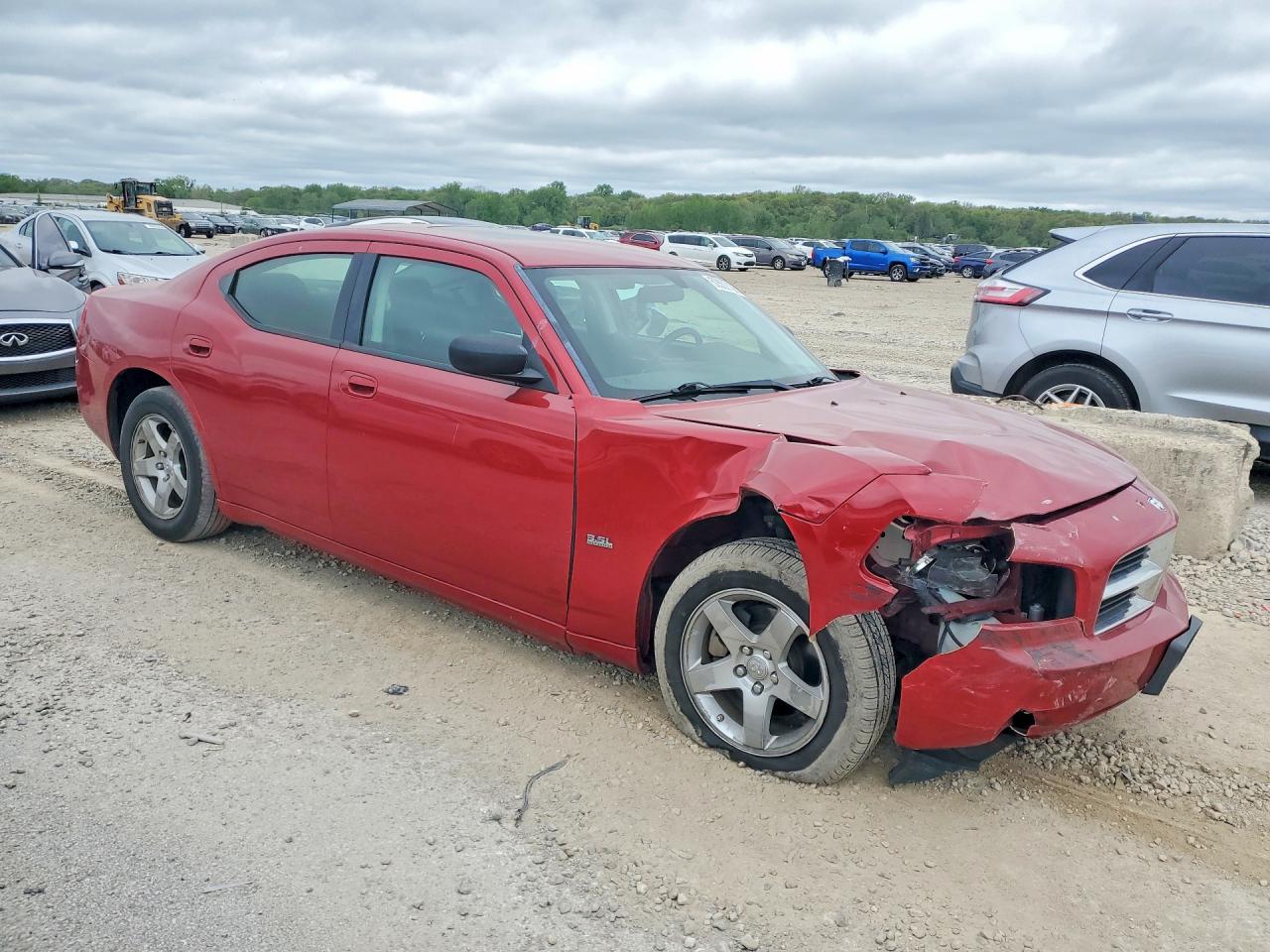 2009 Dodge Charger Sxt Red vin: 2B3KA33V09H513922