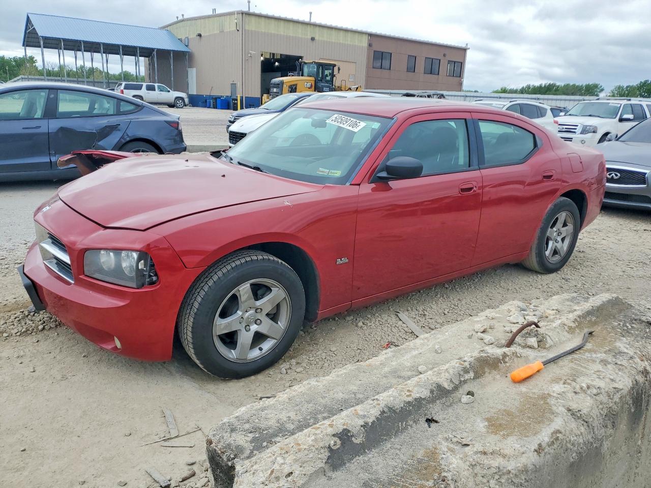 2009 Dodge Charger Sxt Red vin: 2B3KA33V09H513922