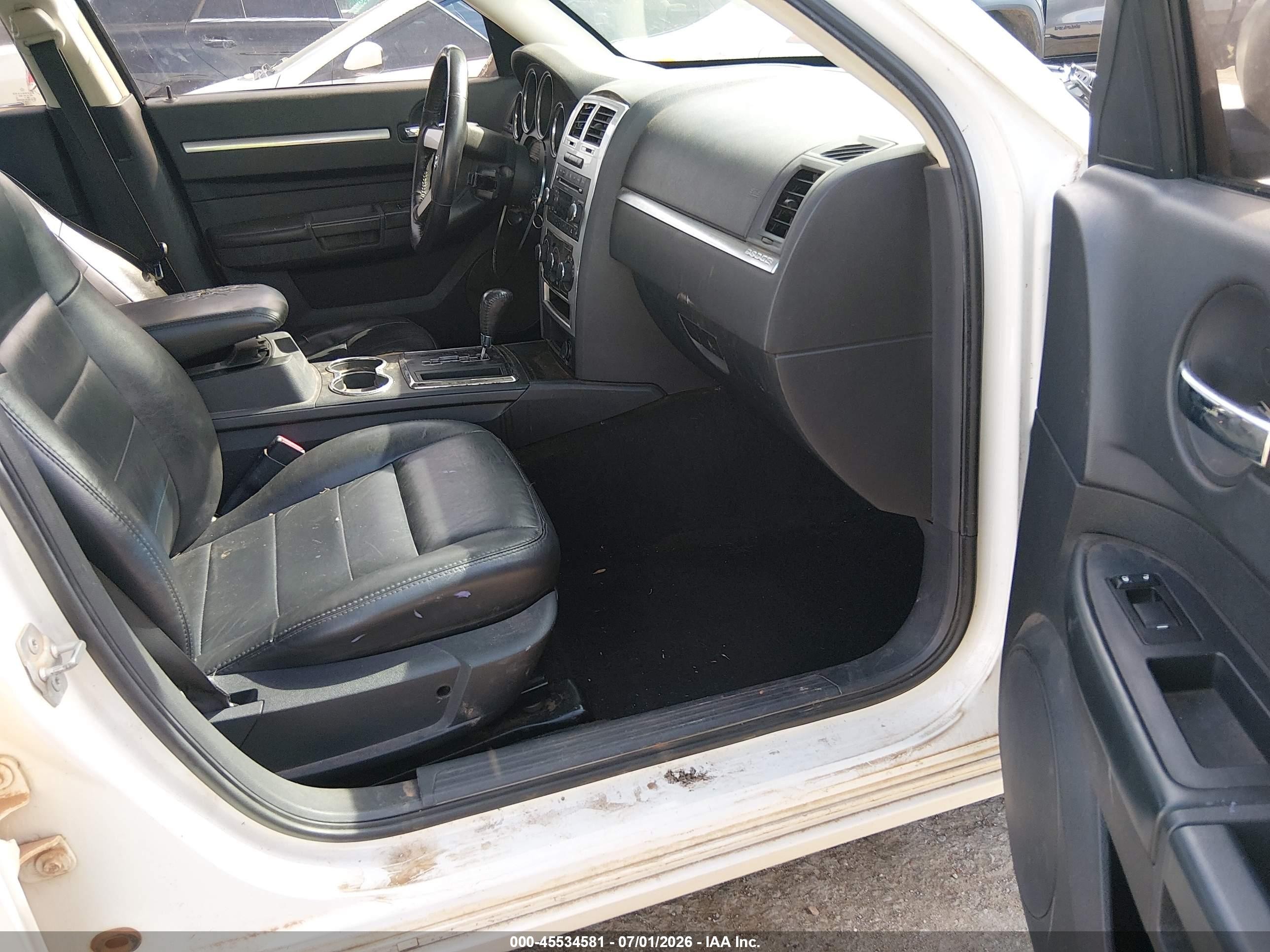 2009 Dodge Charger Sxt White vin: 2B3KA33V09H594162
