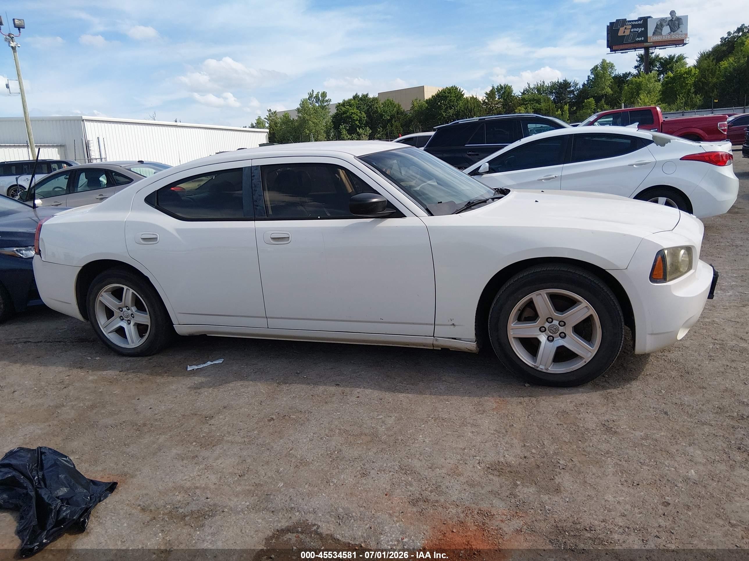 2009 Dodge Charger Sxt White vin: 2B3KA33V09H594162