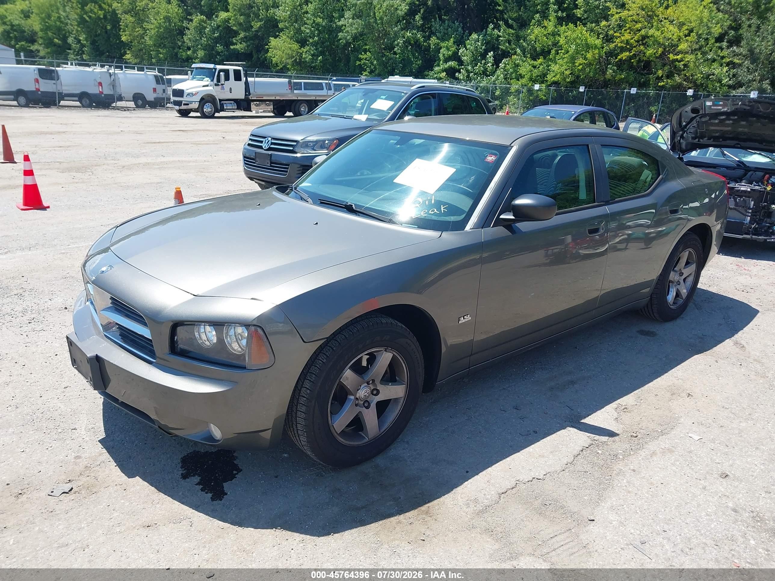 2009 Dodge Charger Sxt Gray vin: 2B3KA33V09H595280