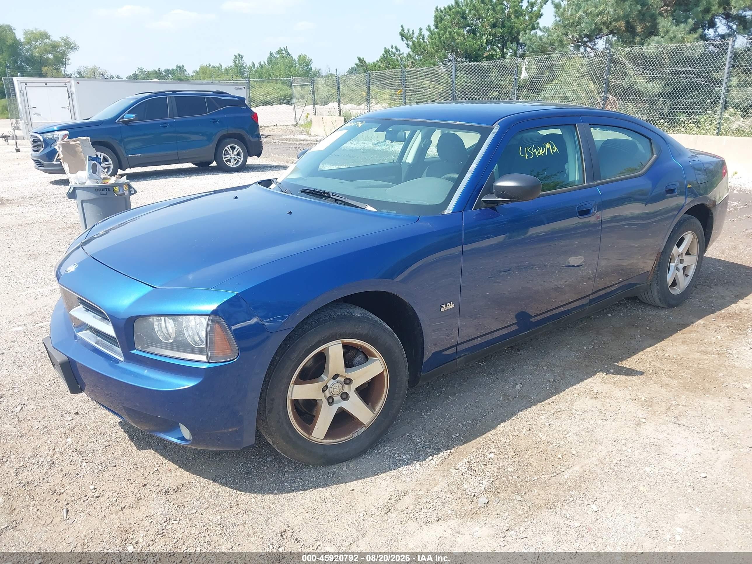 2009 Dodge Charger Sxt Синий vin: 2B3KA33V19H513038