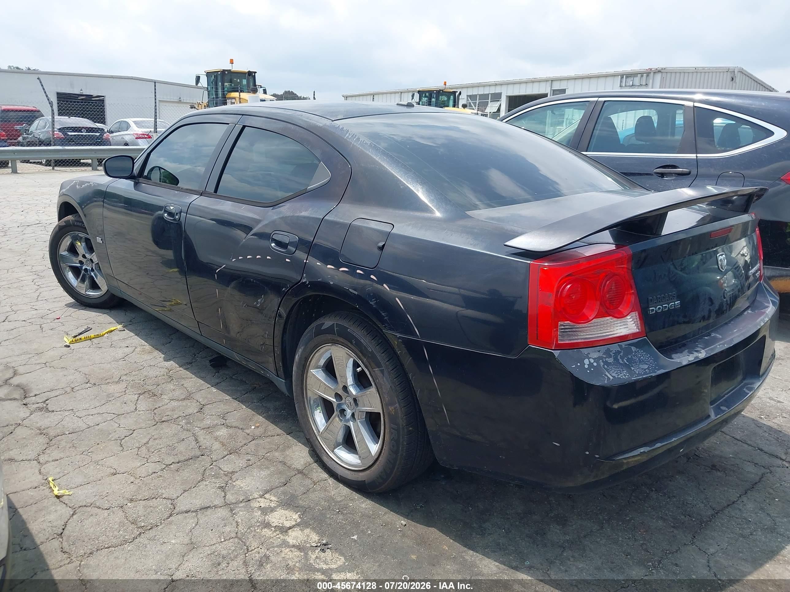 2009 Dodge Charger Sxt Черный vin: 2B3KA33V29H506504