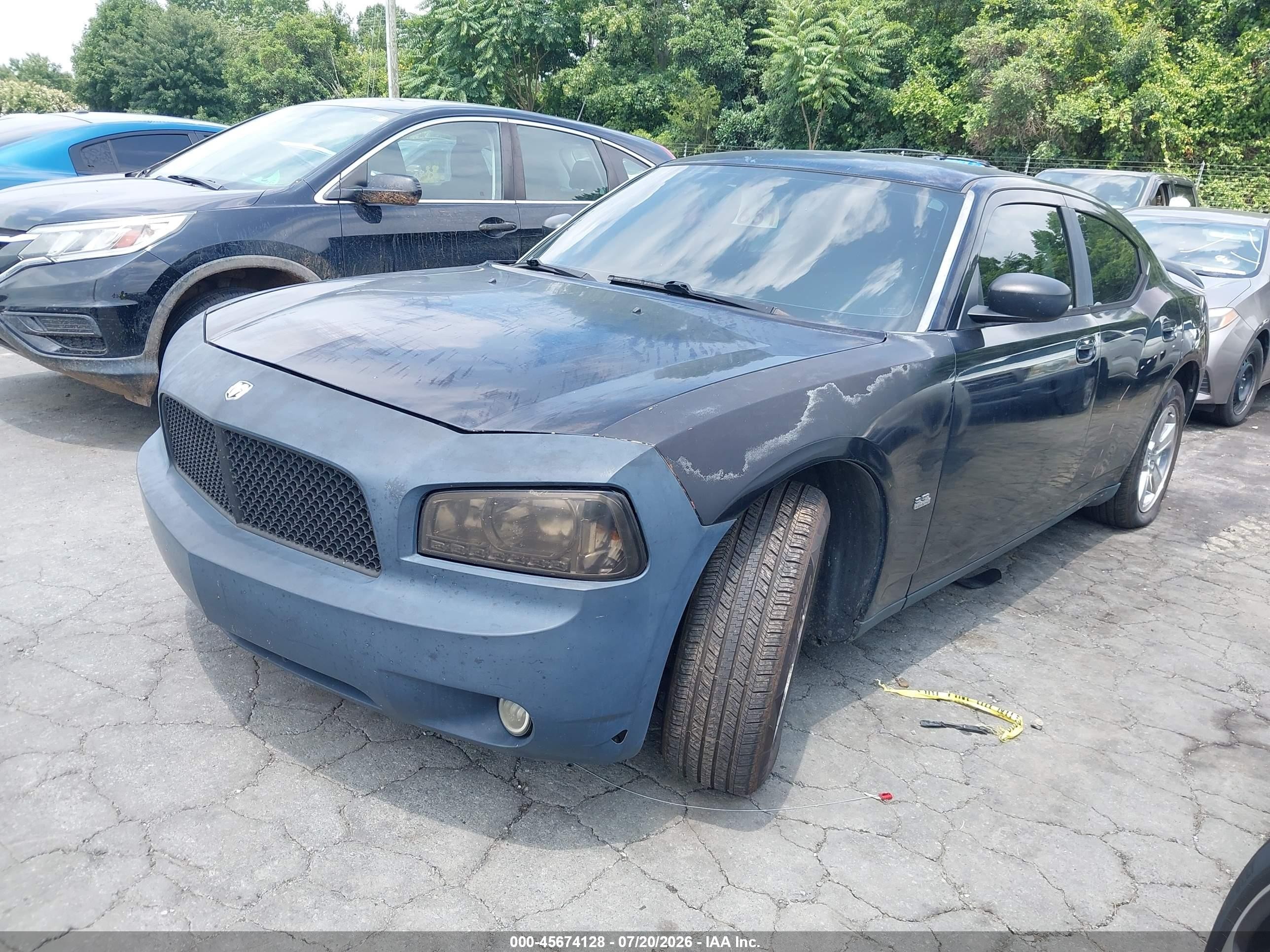 2009 Dodge Charger Sxt Черный vin: 2B3KA33V29H506504