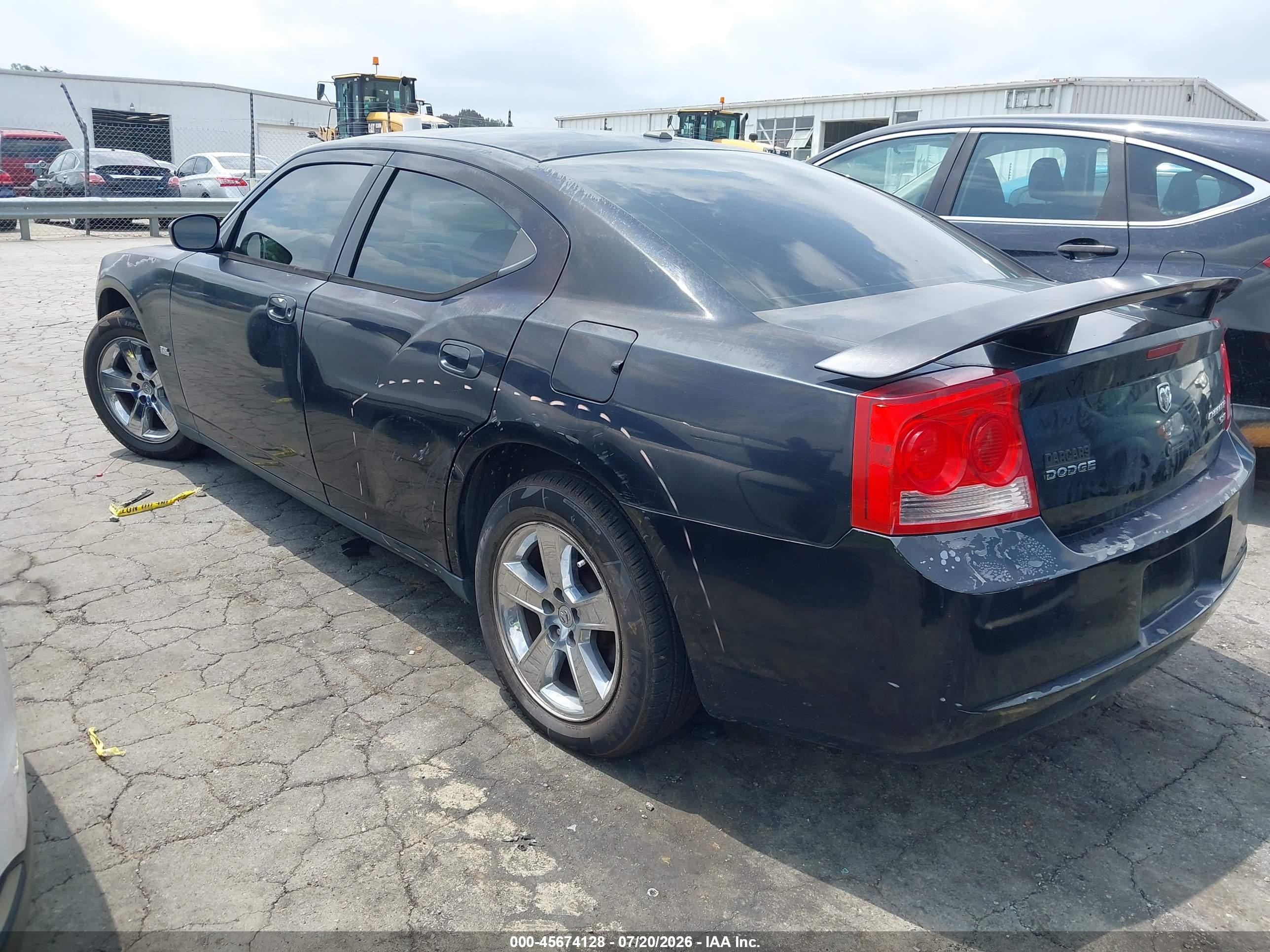 2009 Dodge Charger Sxt Черный vin: 2B3KA33V29H506504