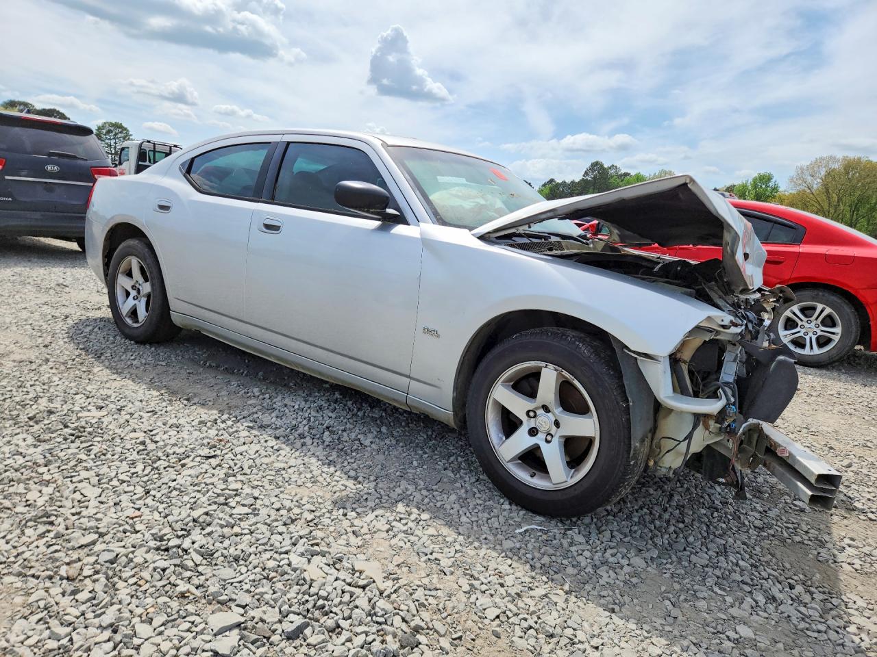 2009 Dodge Charger Sxt Silver vin: 2B3KA33V39H540208
