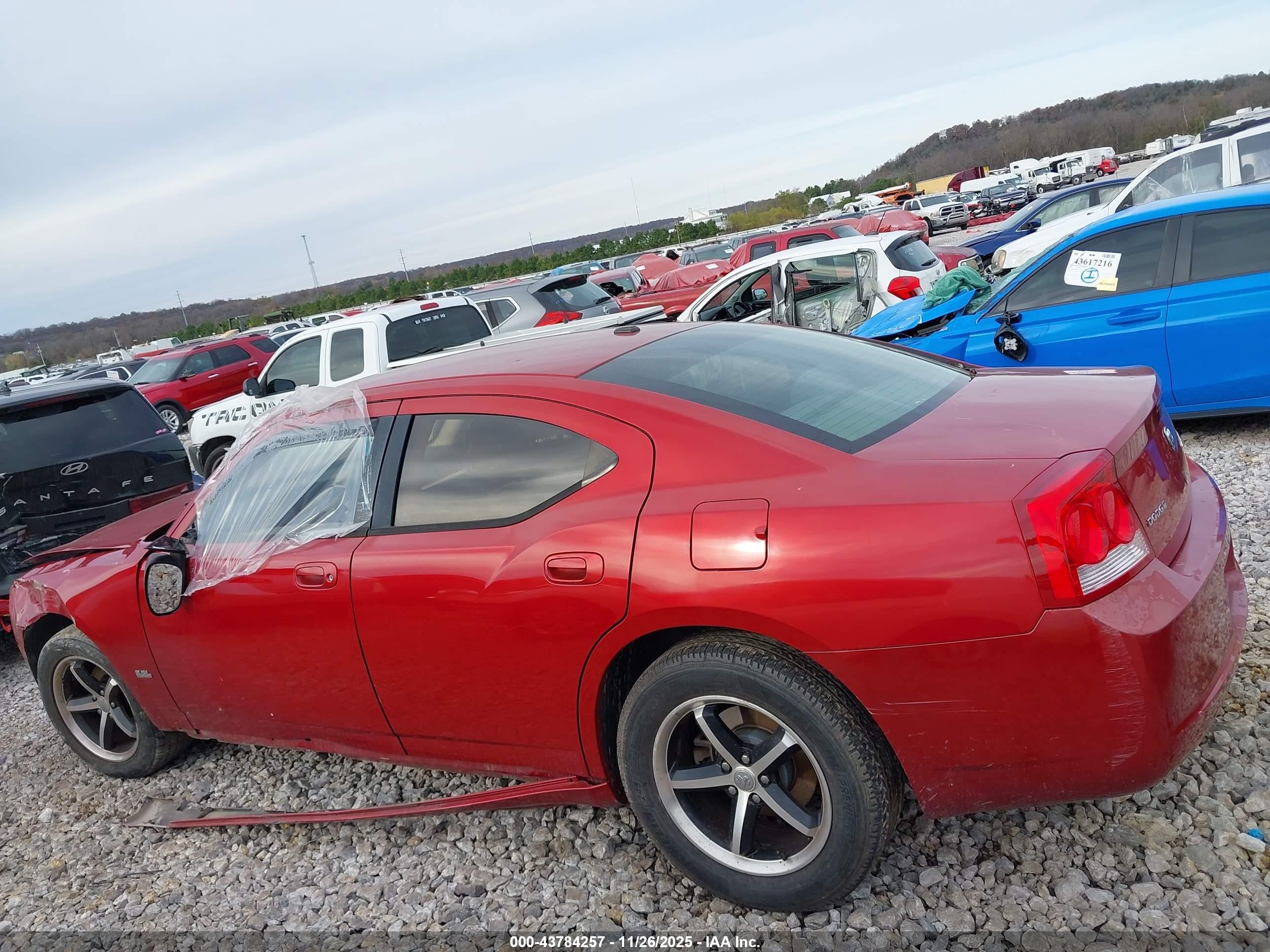 2009 Dodge Charger Sxt Red vin: 2B3KA33V49H570172