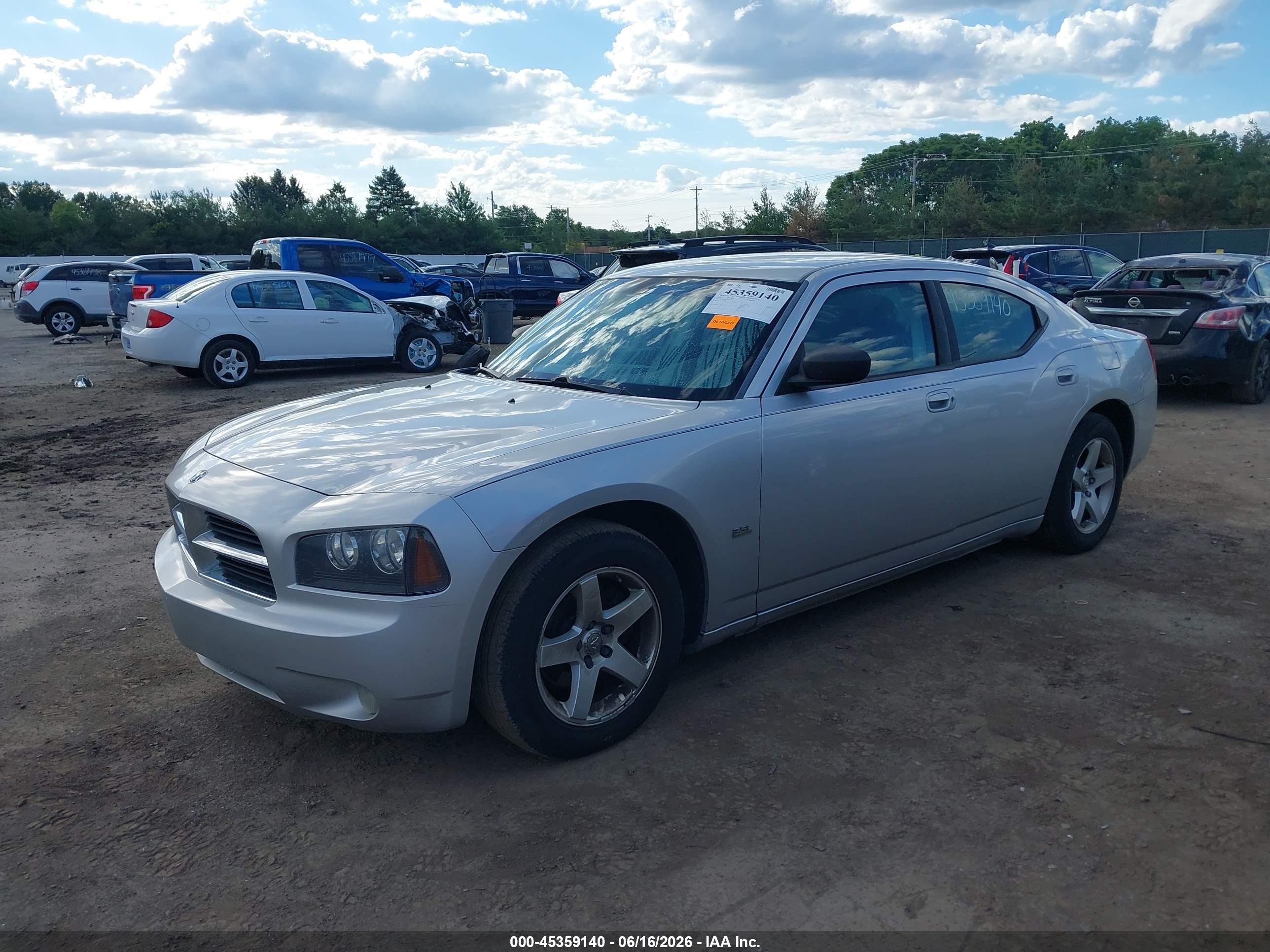 2009 Dodge Charger Sxt Серебряный vin: 2B3KA33V49H638583