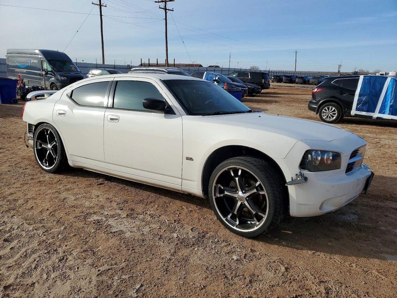 2009 Dodge Charger Sxt White vin: 2B3KA33V59H503841
