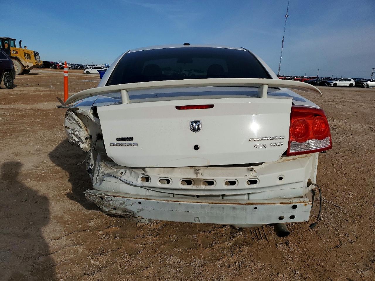 2009 Dodge Charger Sxt White vin: 2B3KA33V59H503841