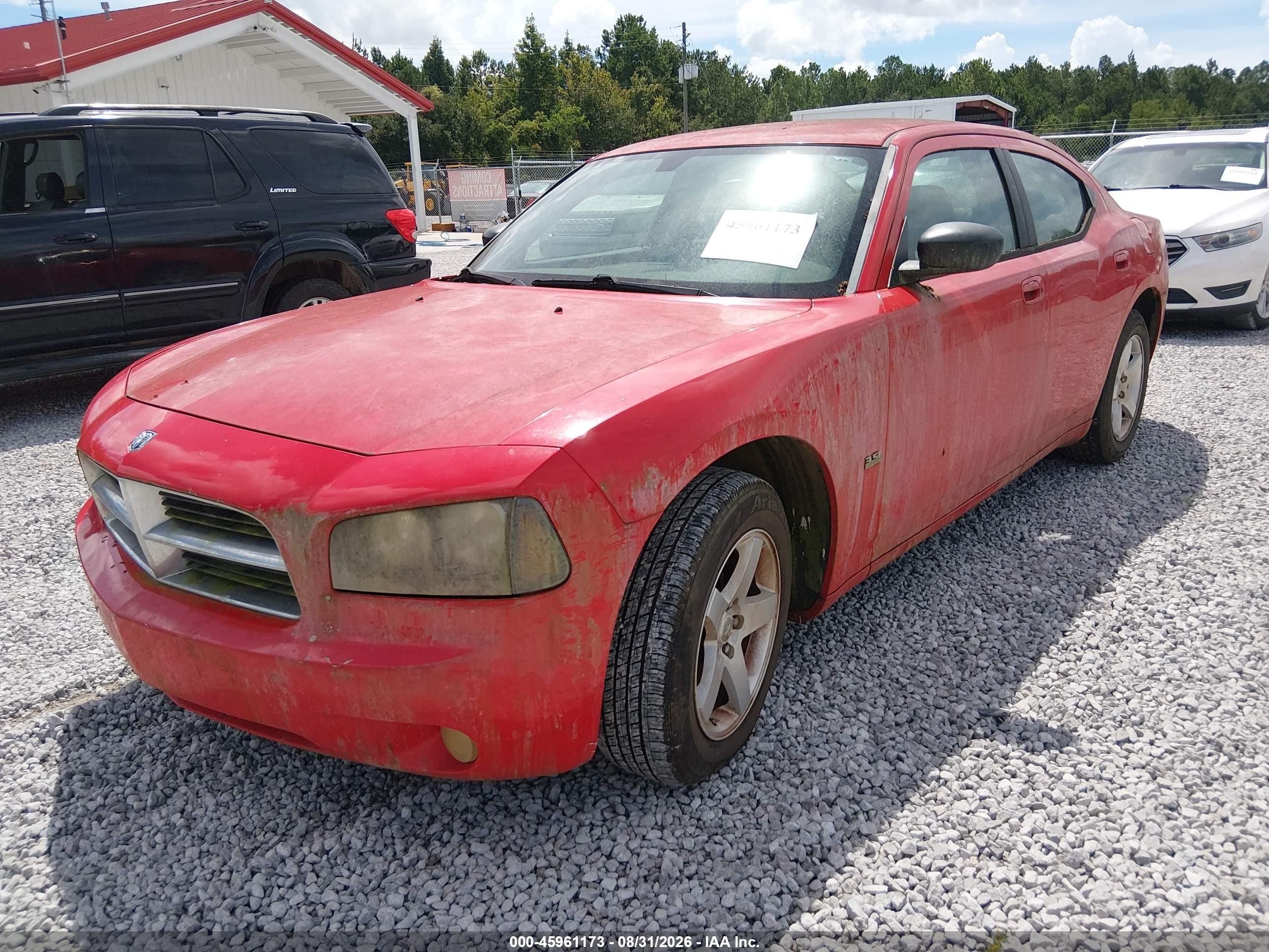 2009 Dodge Charger Sxt Red vin: 2B3KA33V79H595194