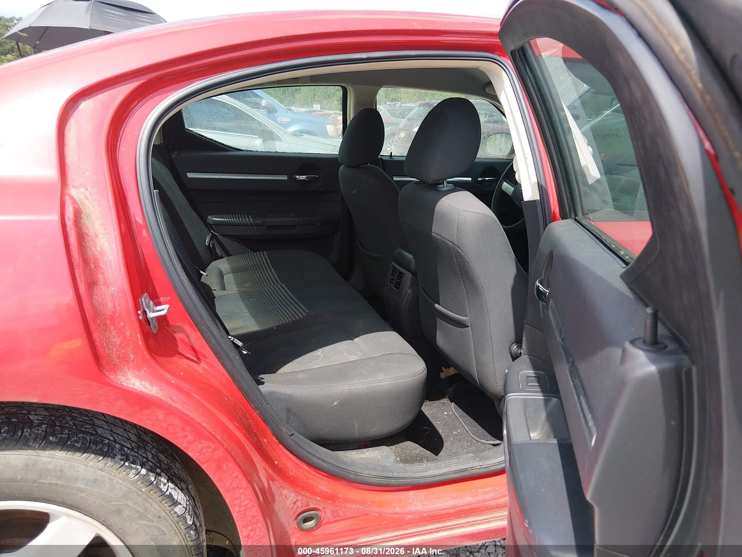 2009 Dodge Charger Sxt Red vin: 2B3KA33V79H595194