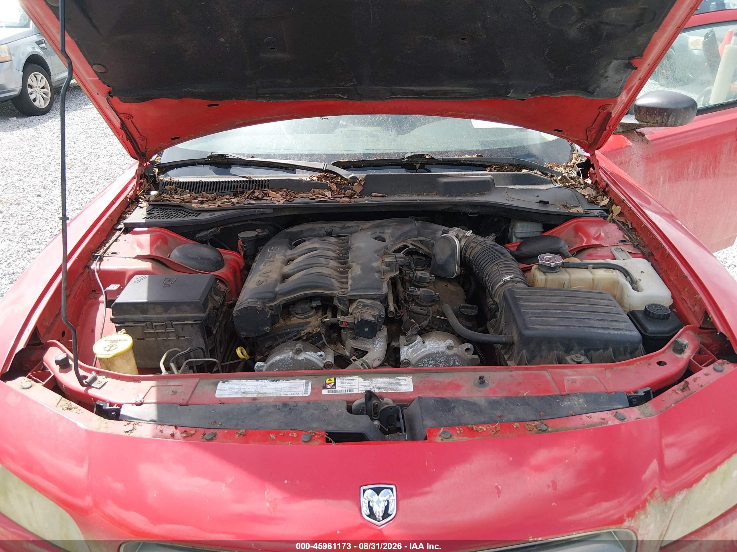 2009 Dodge Charger Sxt Red vin: 2B3KA33V79H595194